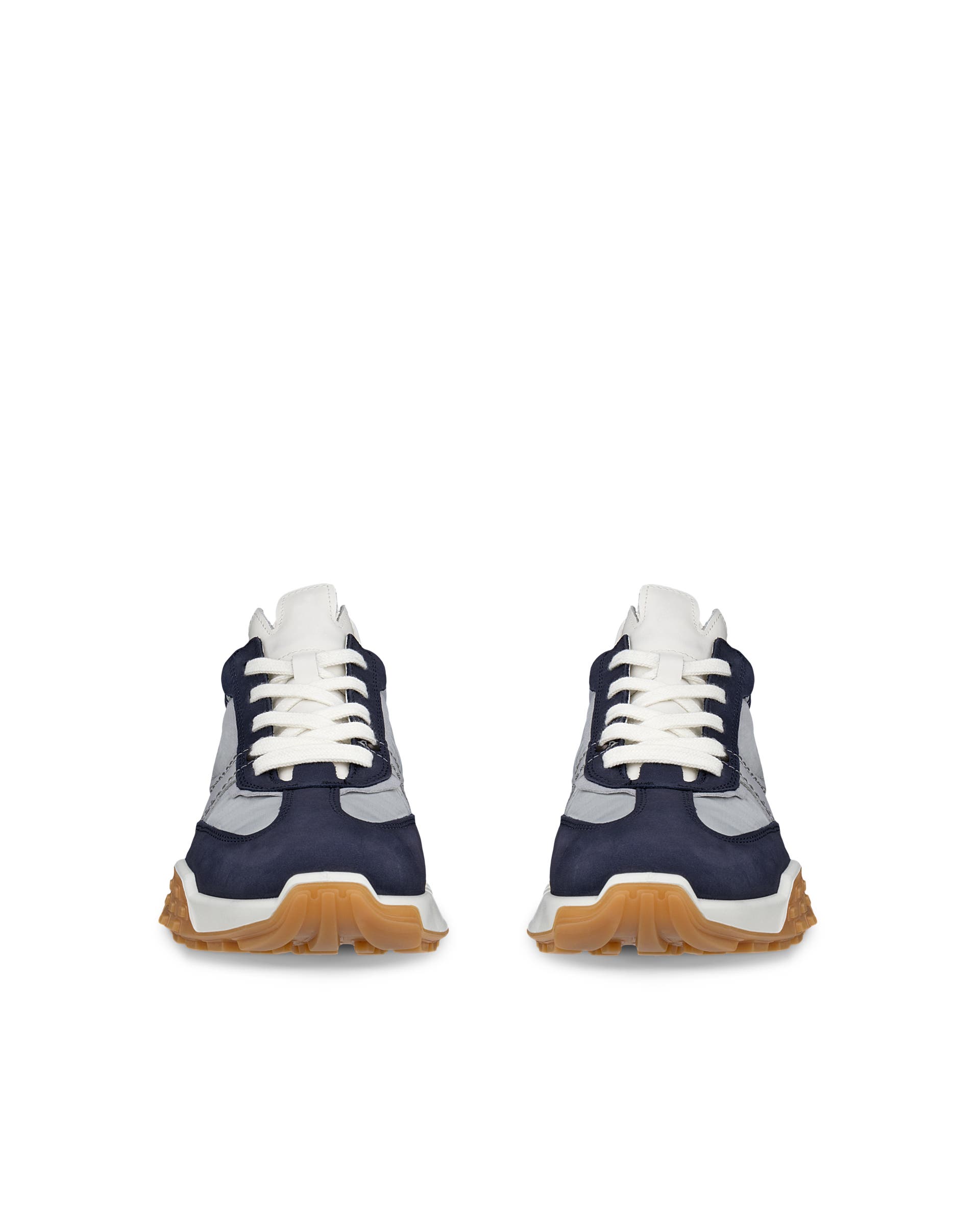 ECCO® Retro Sneaker baskets en cuir pour femme - Multicolore - Front pair