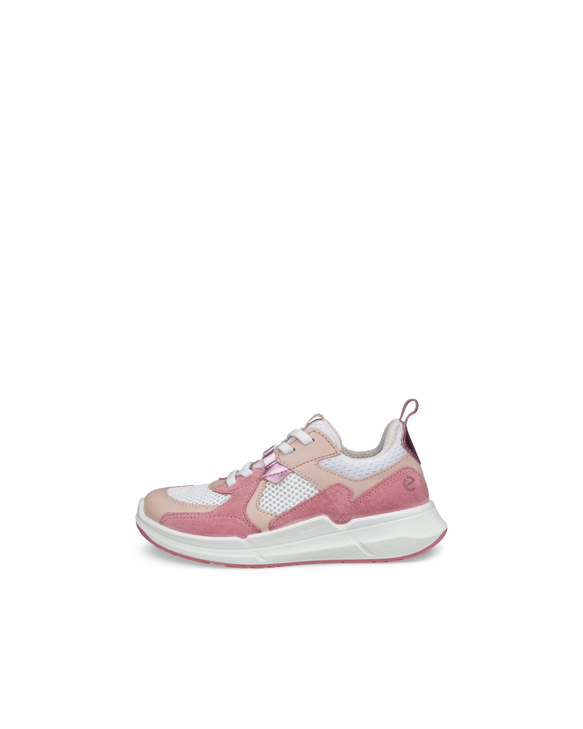 ECCO® BIOM 2.2 kinderen leren sneaker - Roze - Outside