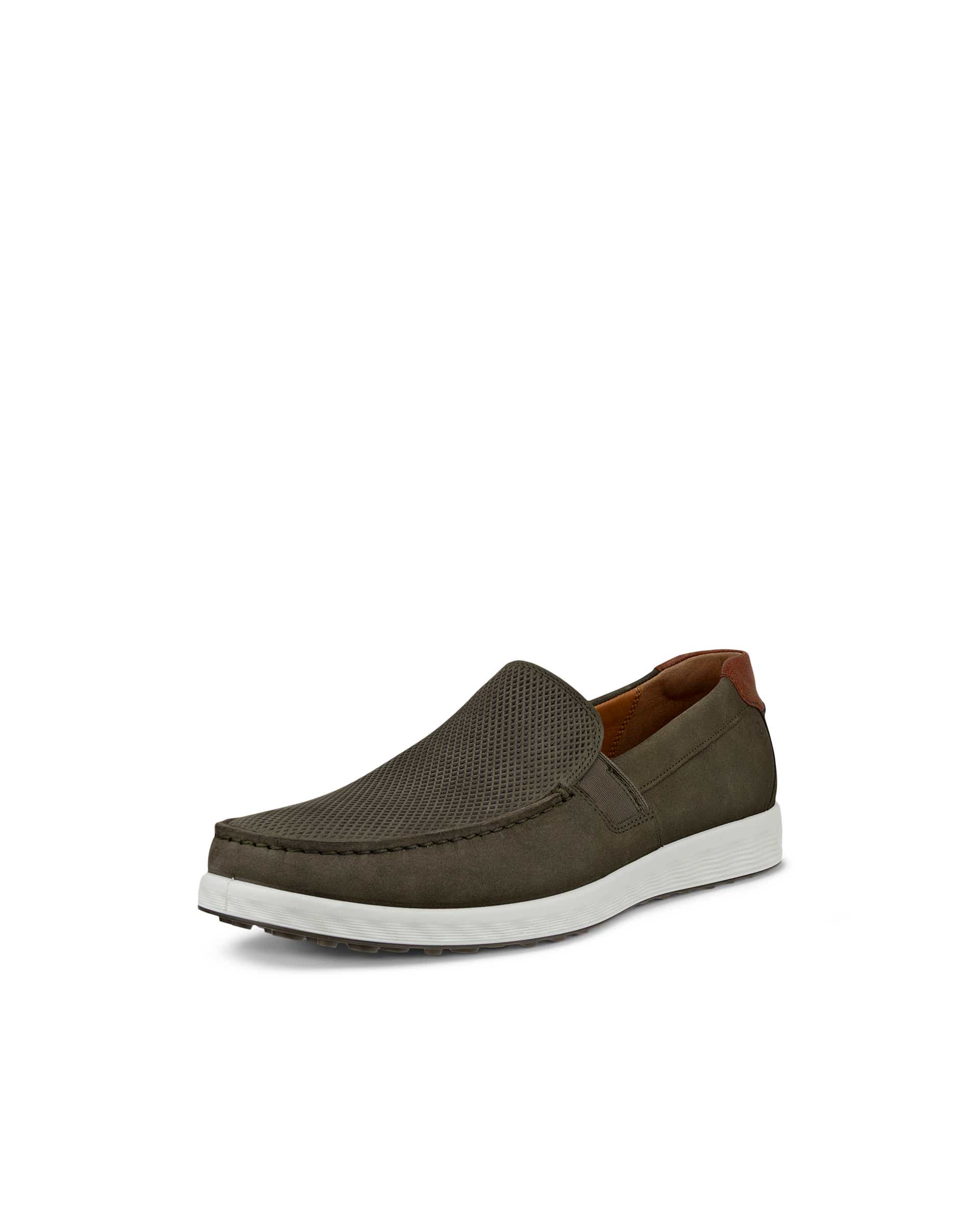 ECCO® S LITE MOC Herren Mokassins aus Nubukleder - Grün - Main
