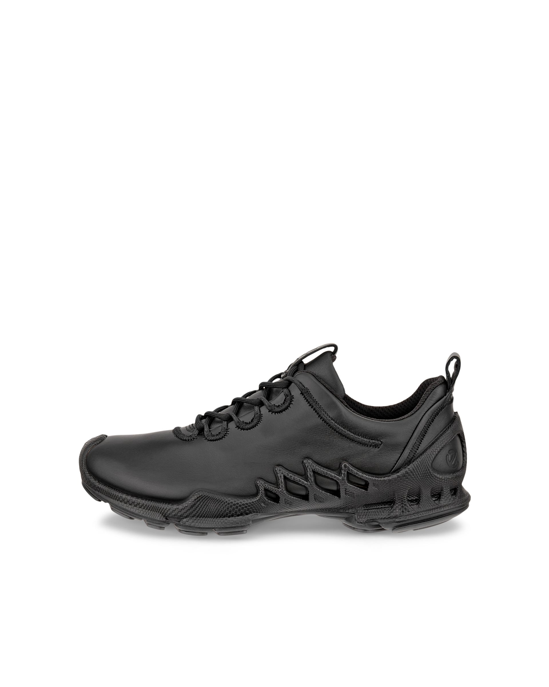 Men's ECCO® BIOM AEX Leather Shoe - Black - Outside