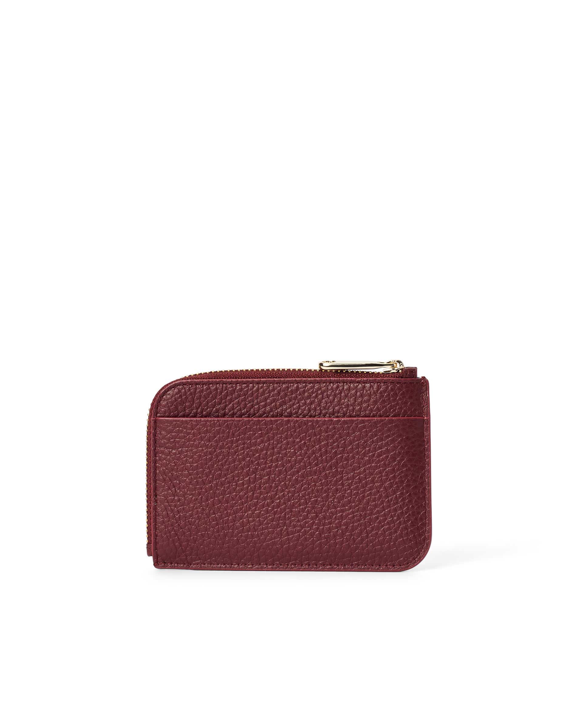 ECCO Card Case レザーカードケース - レッド - Back