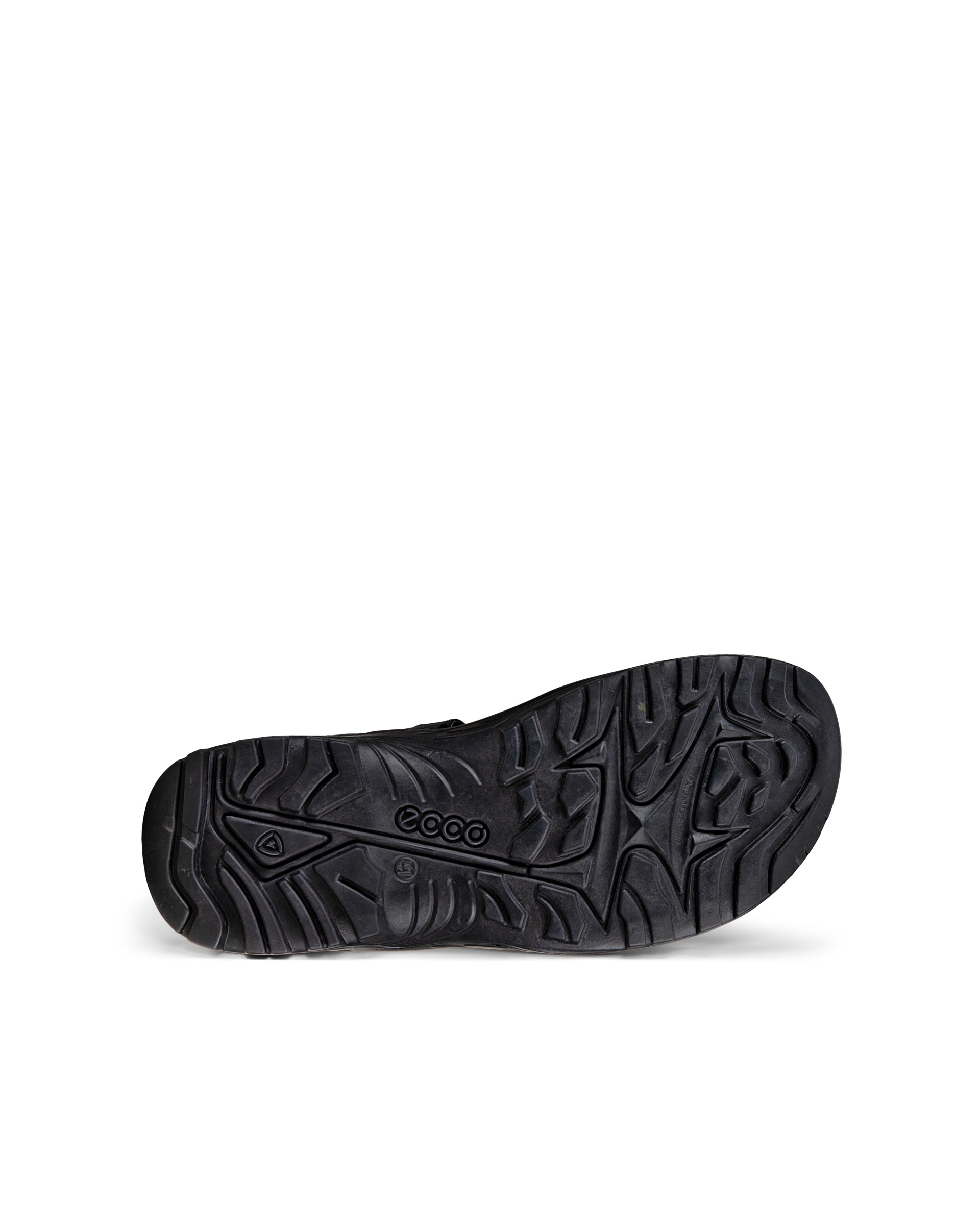 ECCO® OFFROAD sandale de marche en nubuck pour homme - Noir - Sole