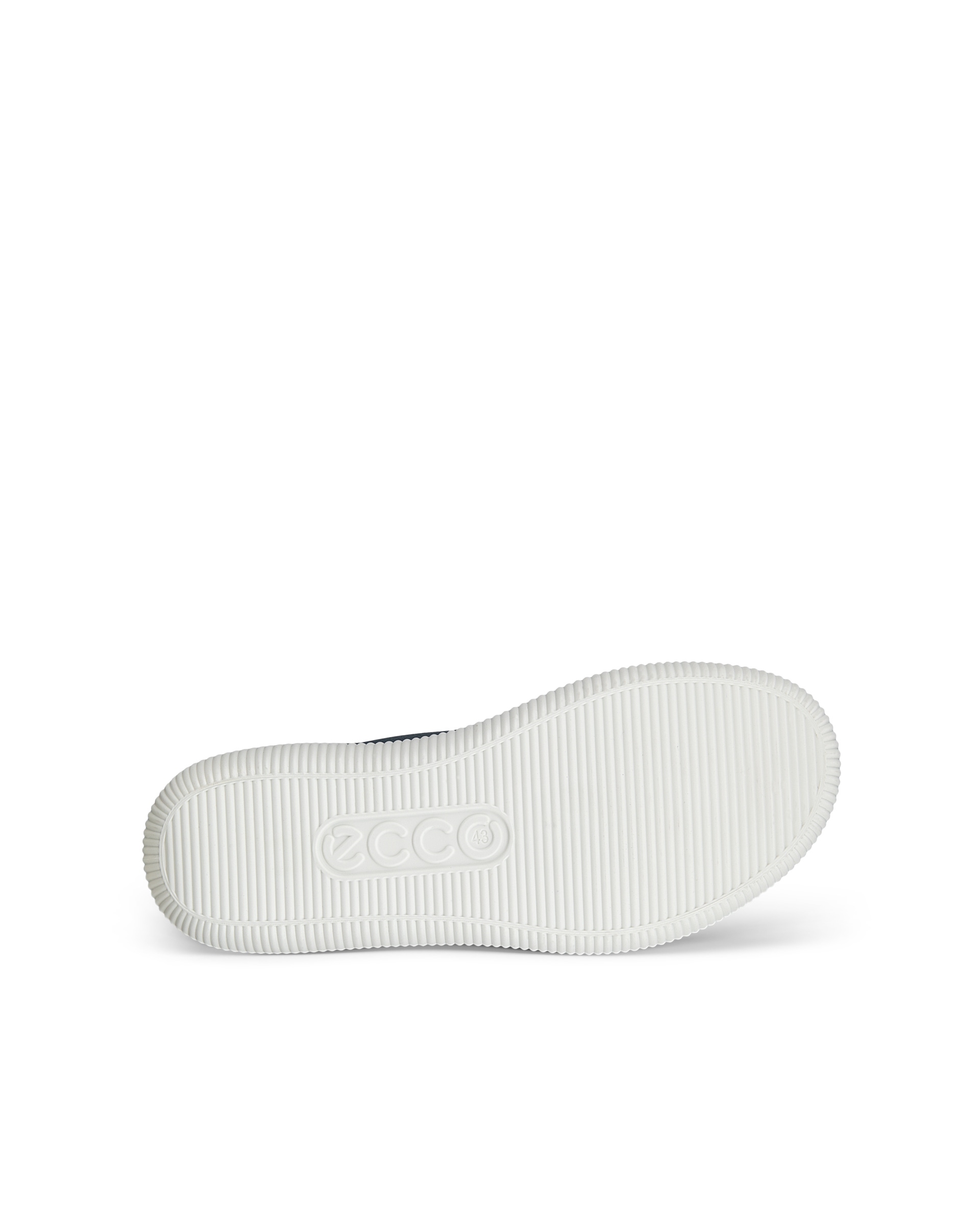 Zapatillas de piel ECCO® Soft Zero para hombre - Azul - Sole