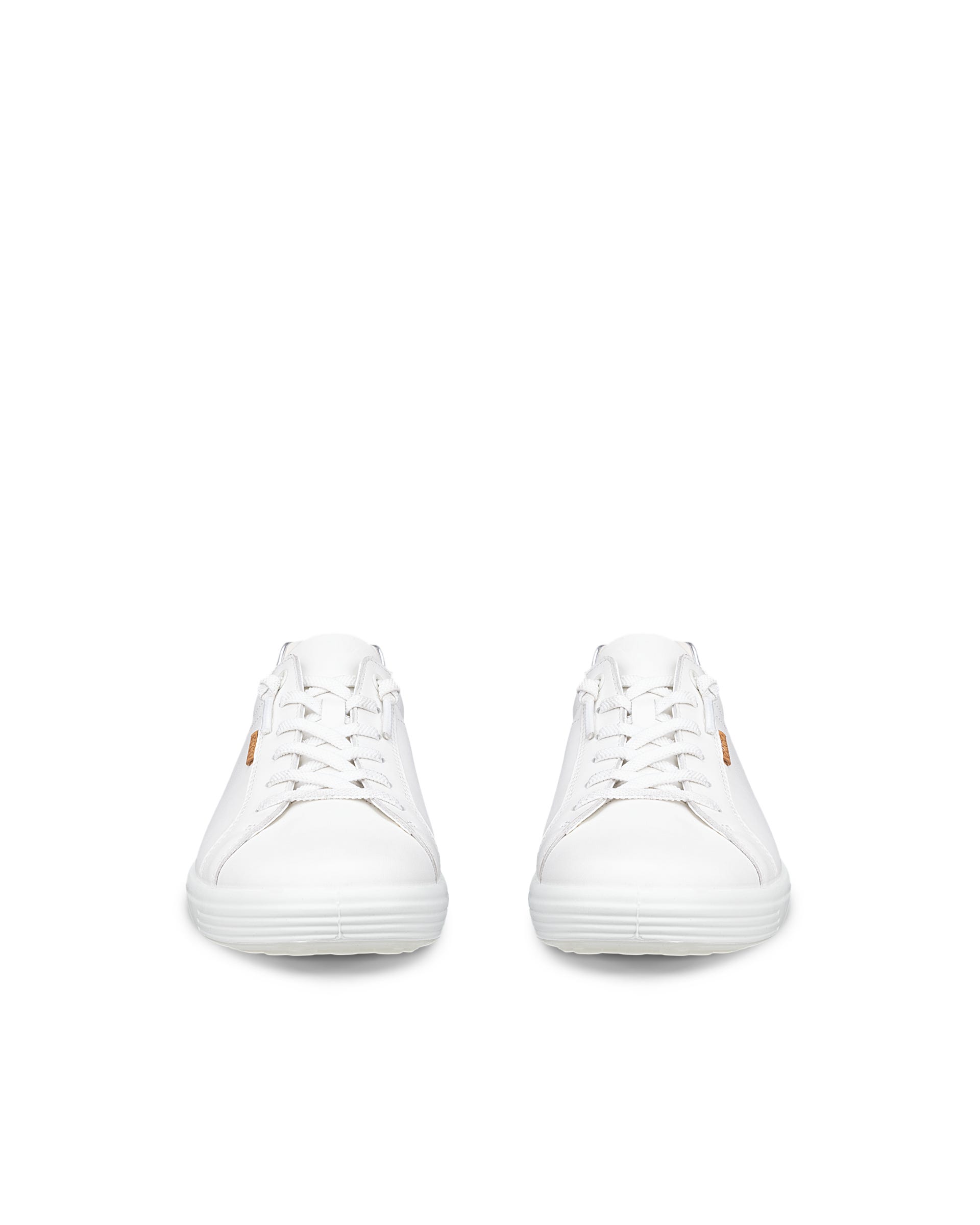 ECCO® SOFT 7 dames leren sneaker - Wit - Outside