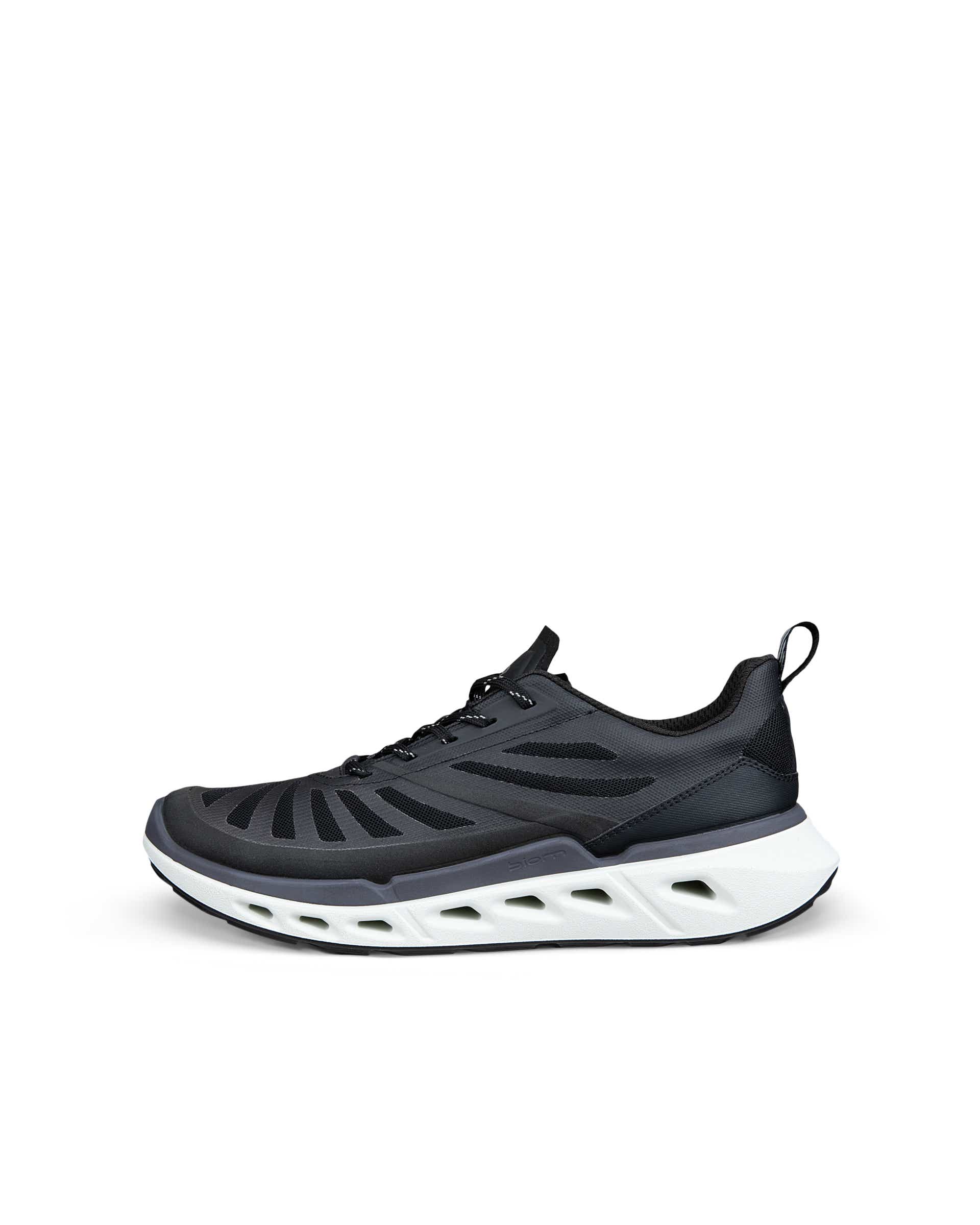 ECCO BIOM 720 WOMEN ウィメンズ レザースニーカー - ブラック - Outside
