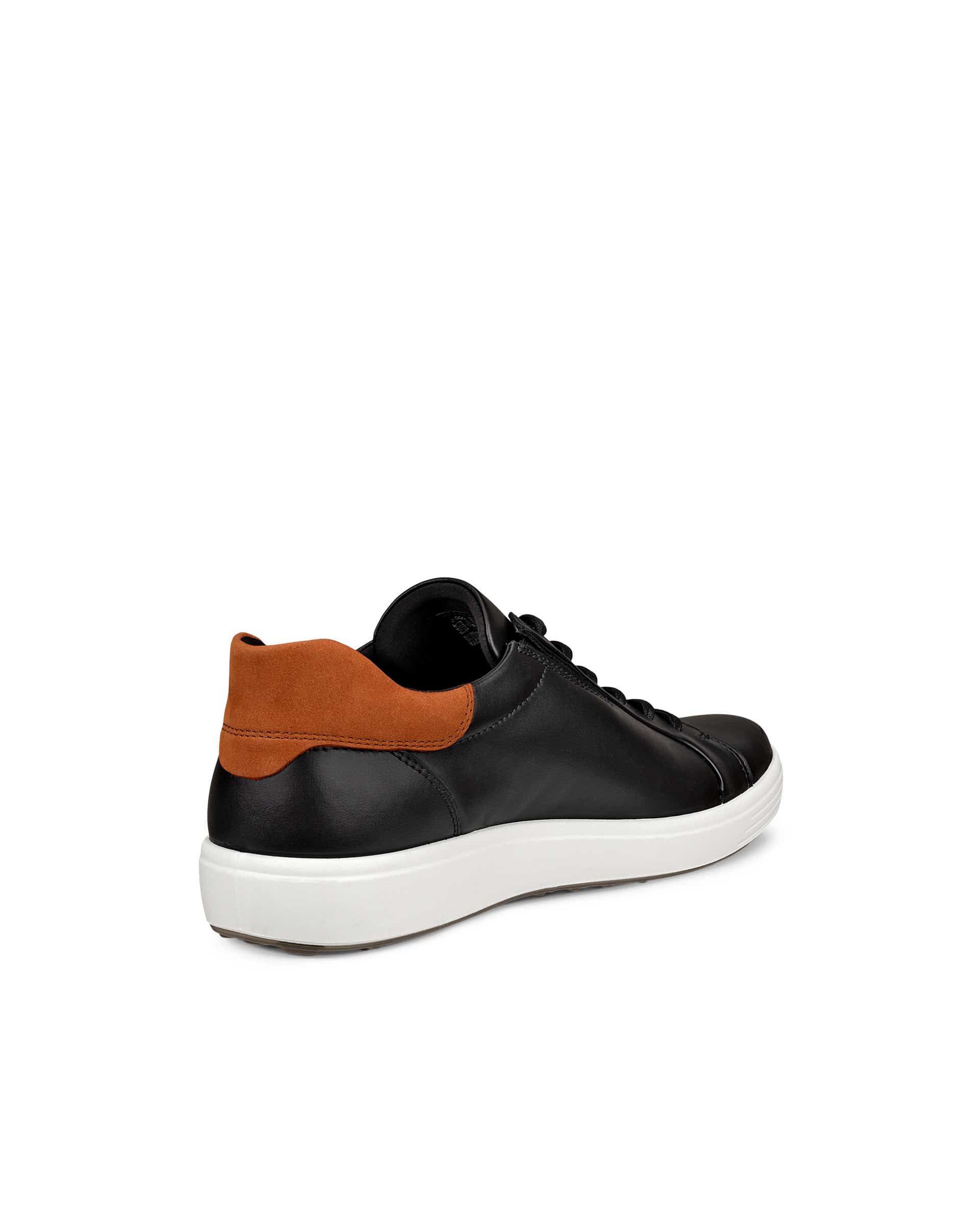 Pánské kožené tenisky ECCO® Soft 7 - Černá - Back