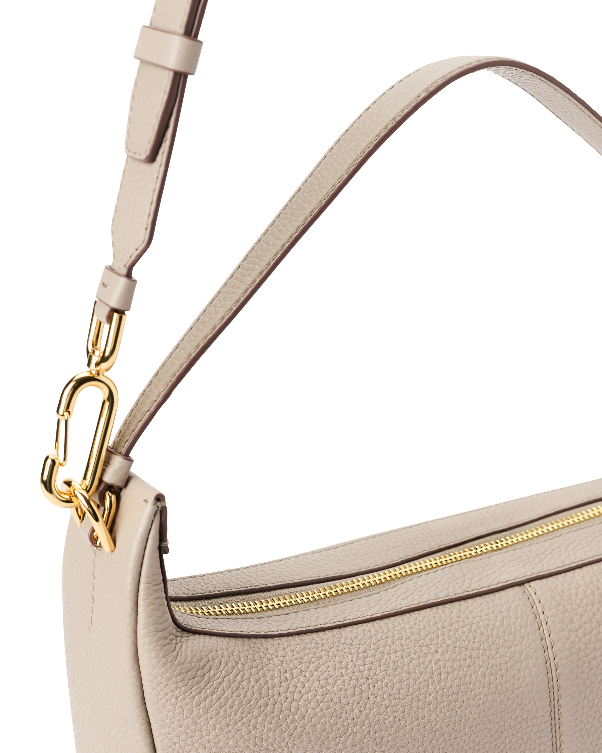 ECCO® Hobo leren hobotas - Beige - Detail-2