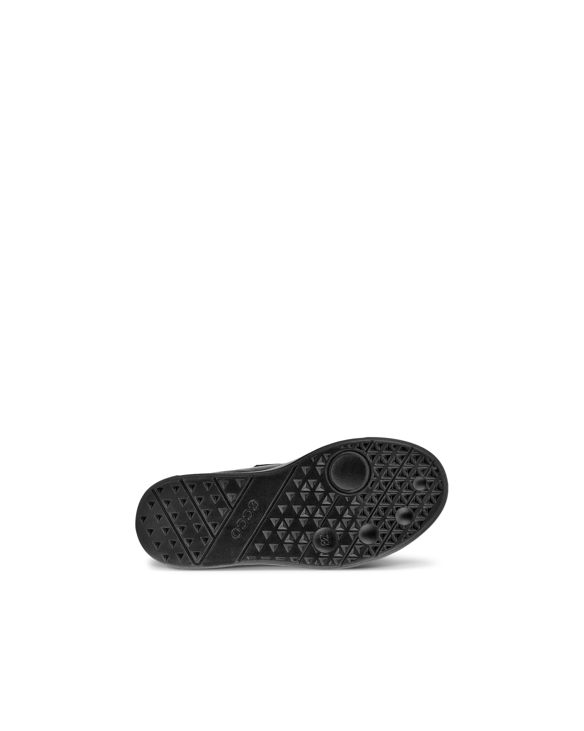 ECCO® Street 1 gyerek bőr sneaker - Fekete - Outside