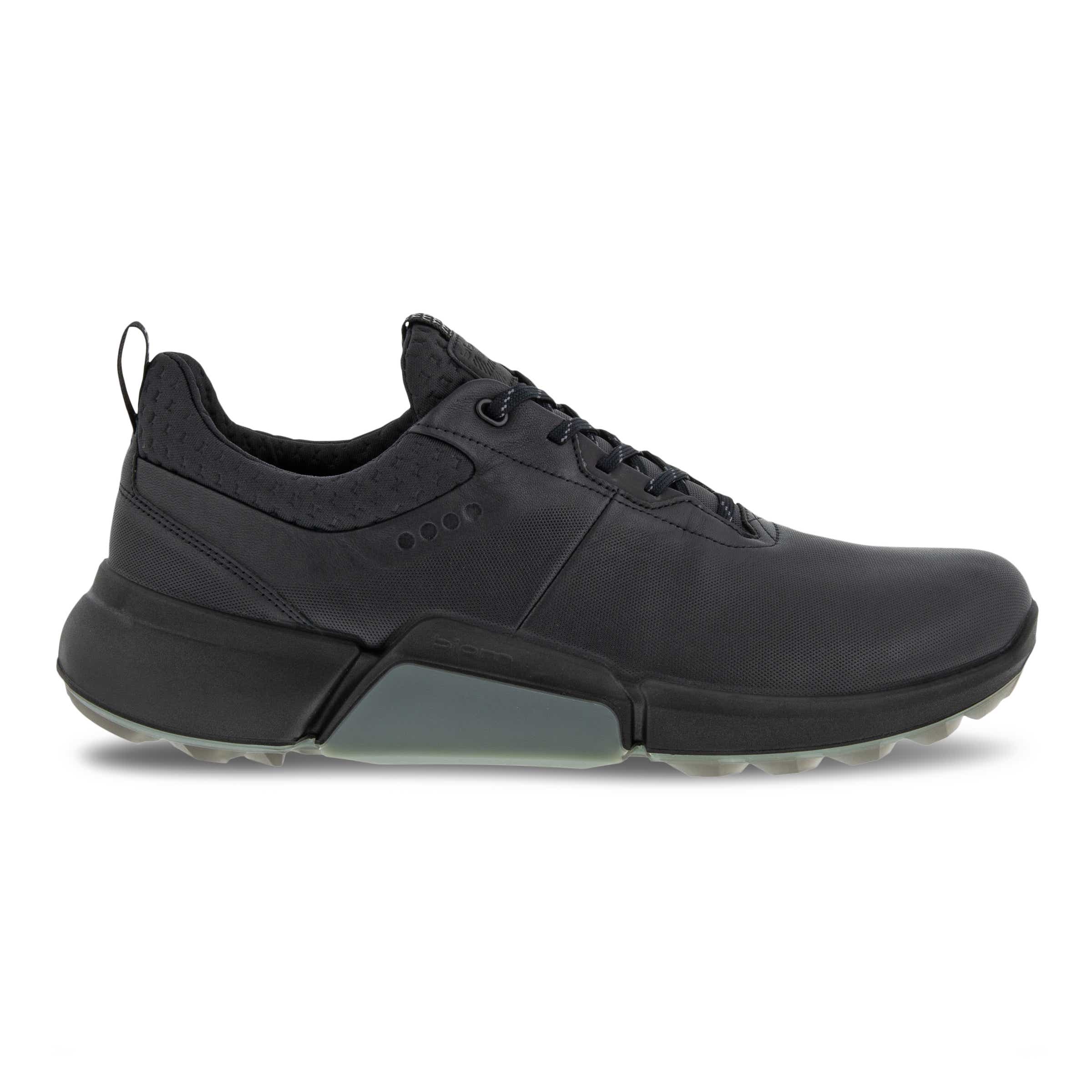 Men's ECCO® Golf BIOM H4 Leather Gore-Tex Shoe - Black - Outside