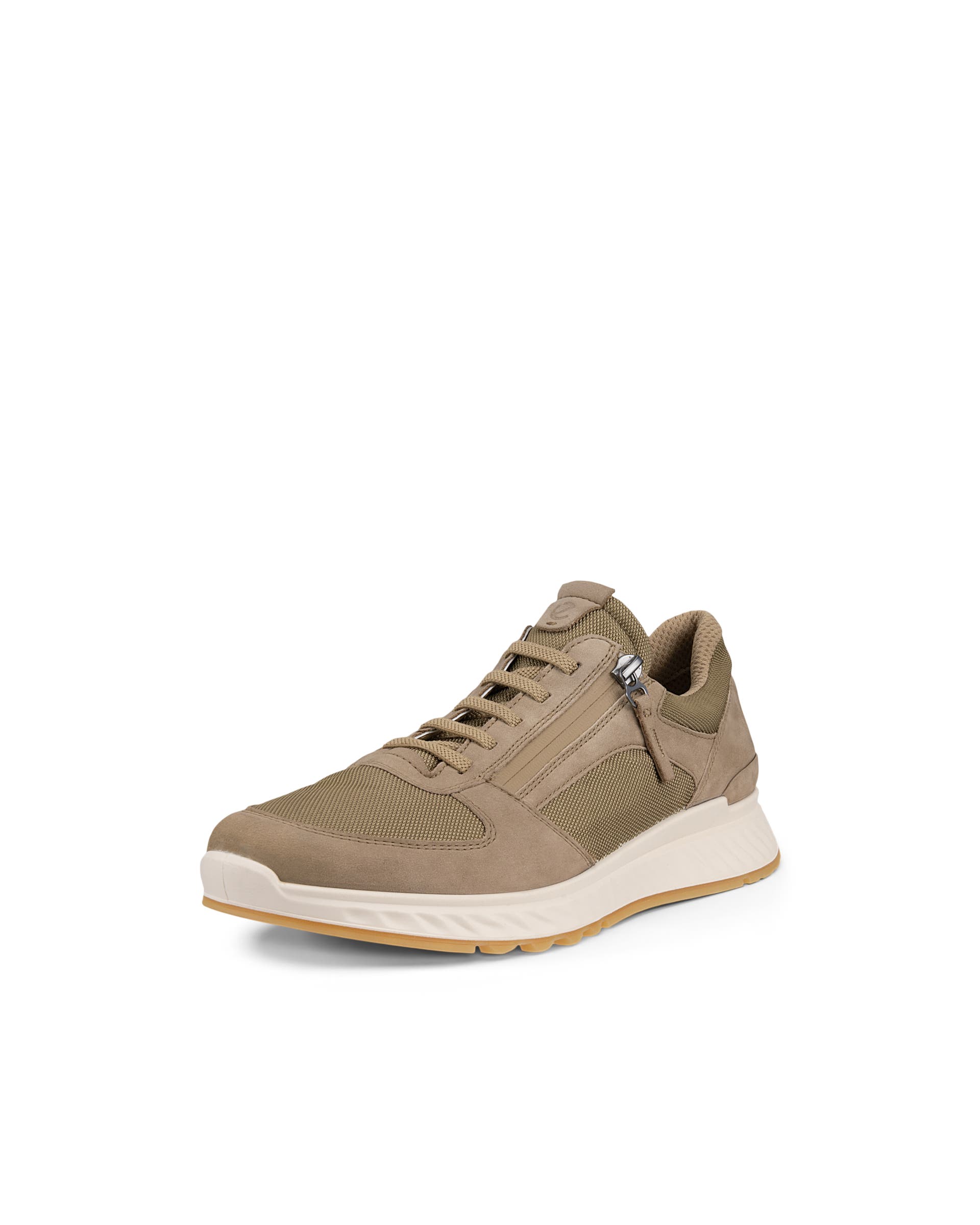ECCO® Exostride Dames nubuck sneaker - Bruin - Main