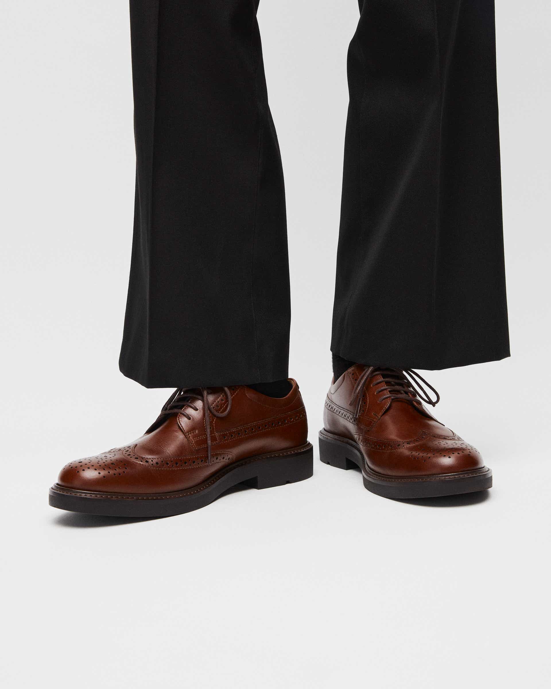 ECCO® Metropole London richelieu cuir pour homme - Brun - Lifestyle image-1