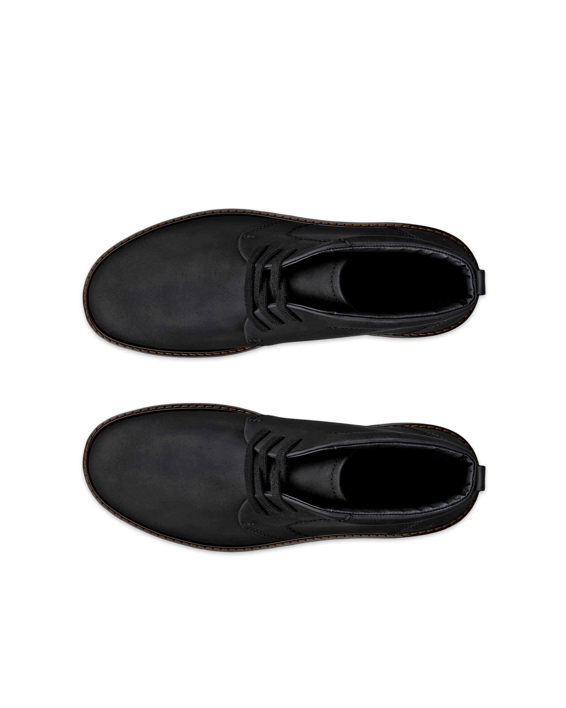 Botines de nobuk Gore-Tex ECCO® Turn para hombre - Negro - Top left pair