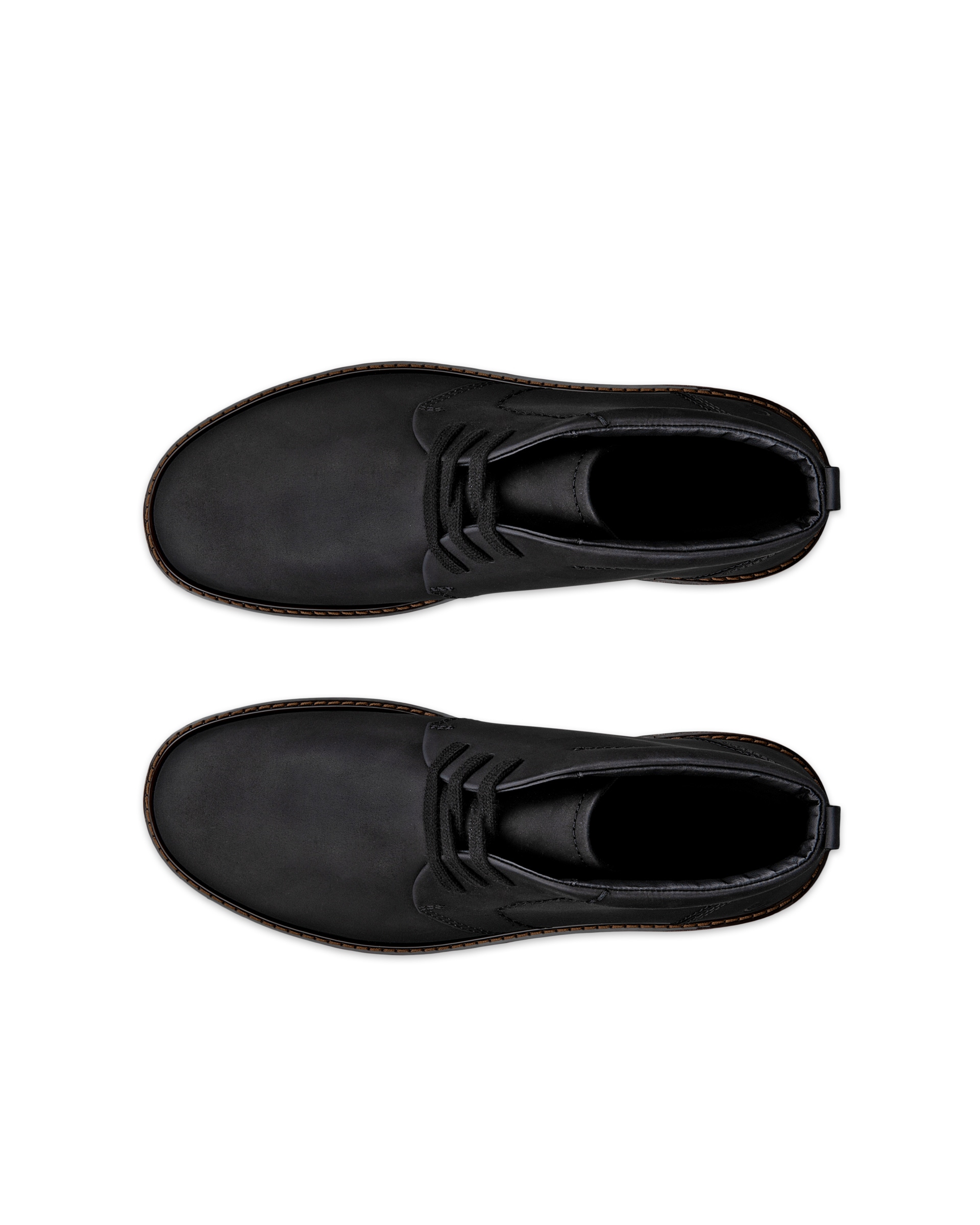 Botines de nobuk Gore-Tex ECCO® Turn para hombre - Negro - Top left pair
