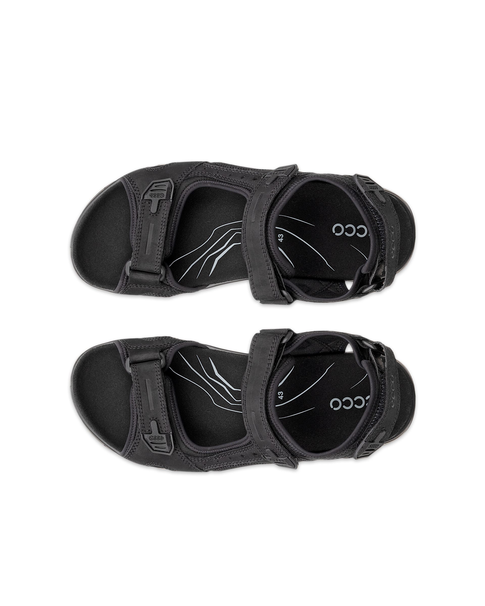 Męskie nubukowe sandały outdoor ECCO® OFFROAD - Czarny - Outside
