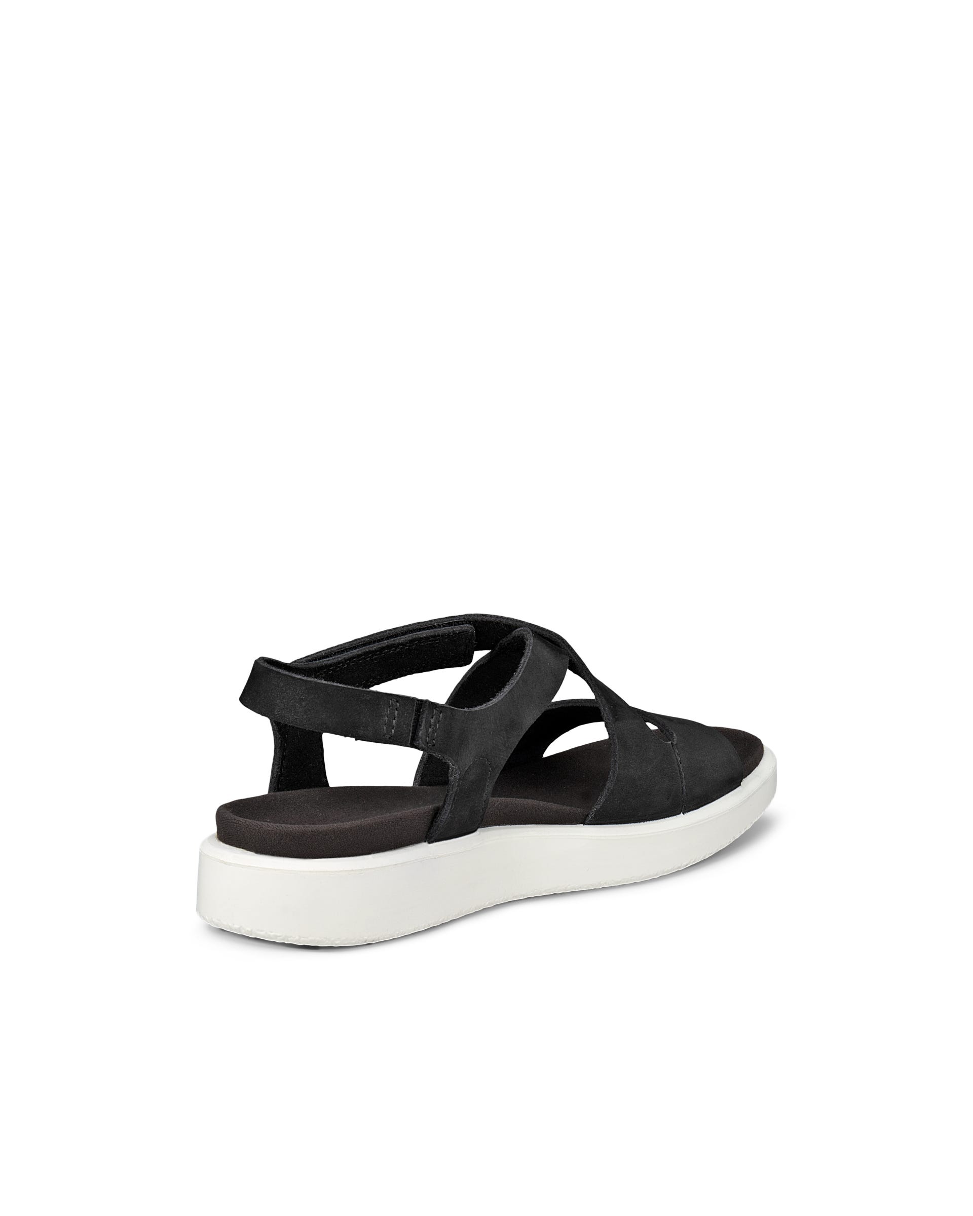Sandale en cuir Flowt ECCO® pour femmes - Noir - Back