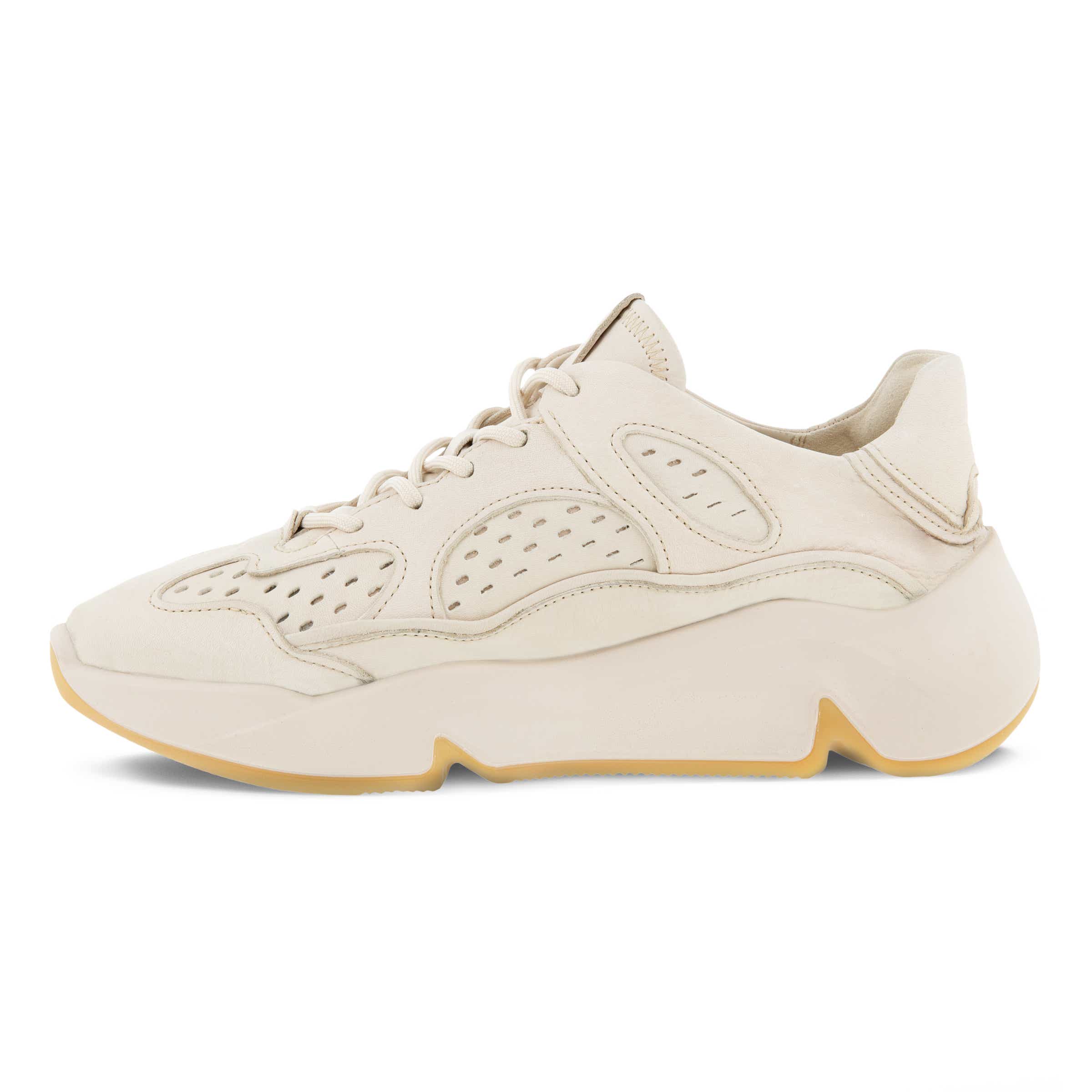 ECCO Women's Chunky Sneakers - Beige - Inside