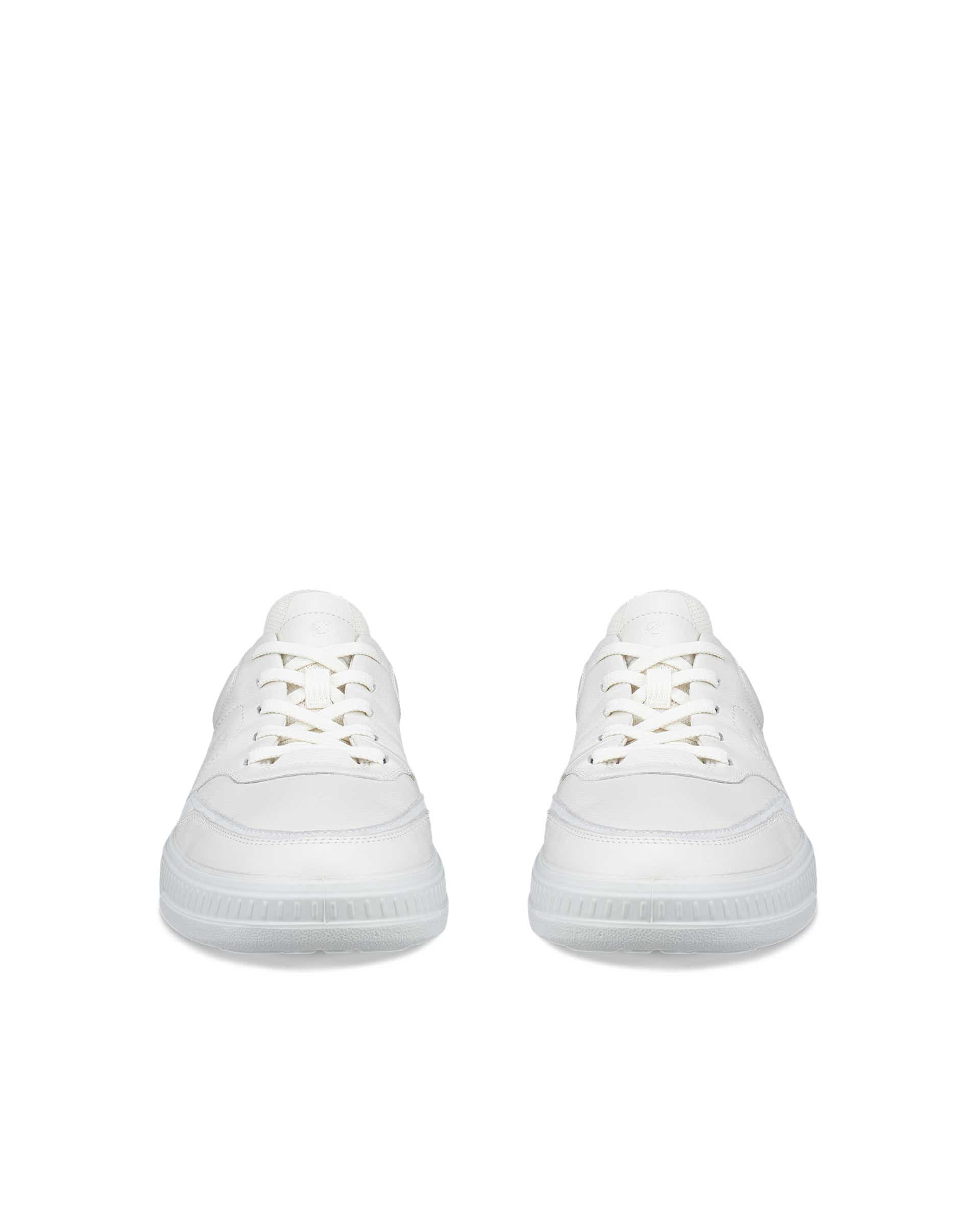 Men's ECCO® MOVE Leather Sneaker - White - Front pair