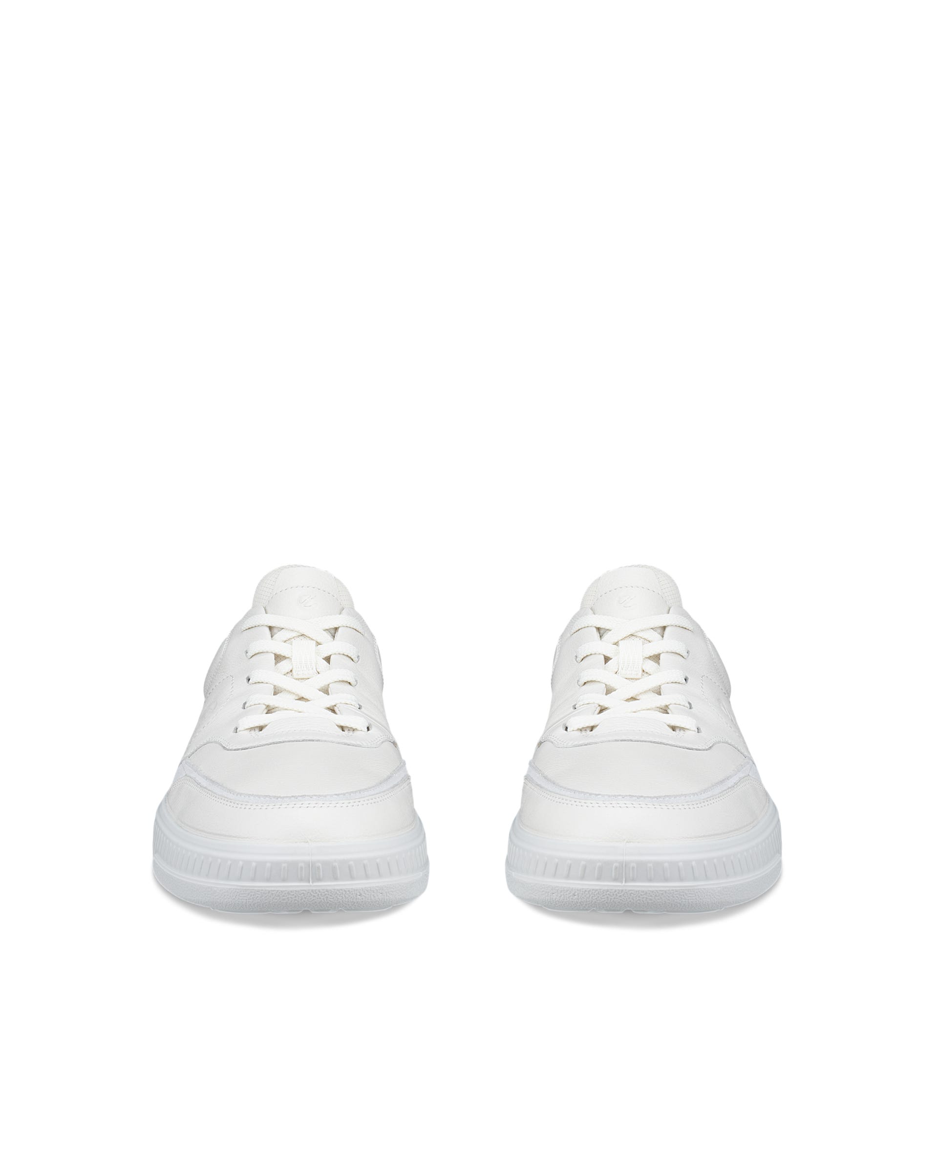 Men's ECCO® MOVE Leather Sneaker - White - Front pair