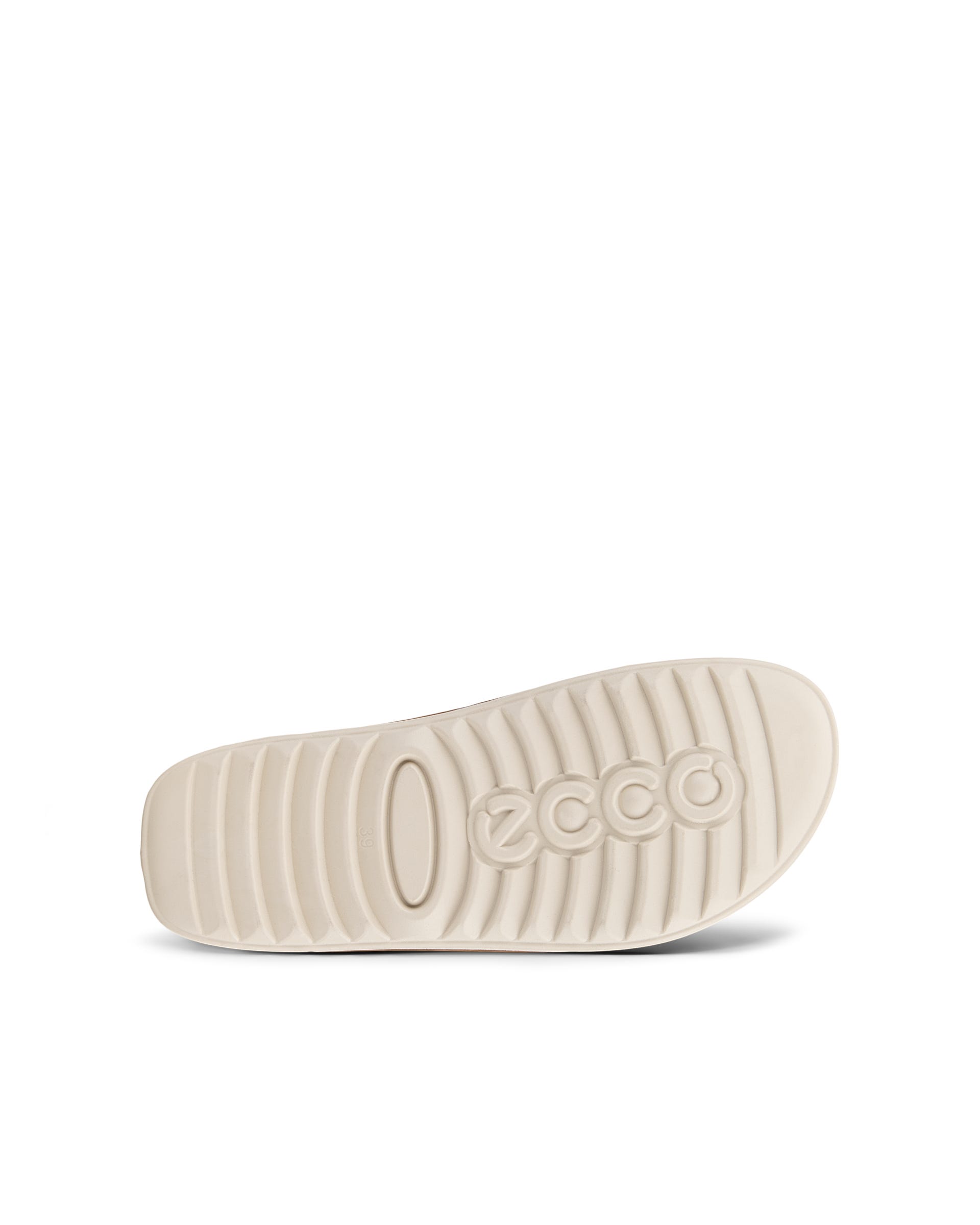 ECCO Cozmo Sandal Fluffy ウィメンズ ヌバック2ストラップサンダル - ブラウン - Sole