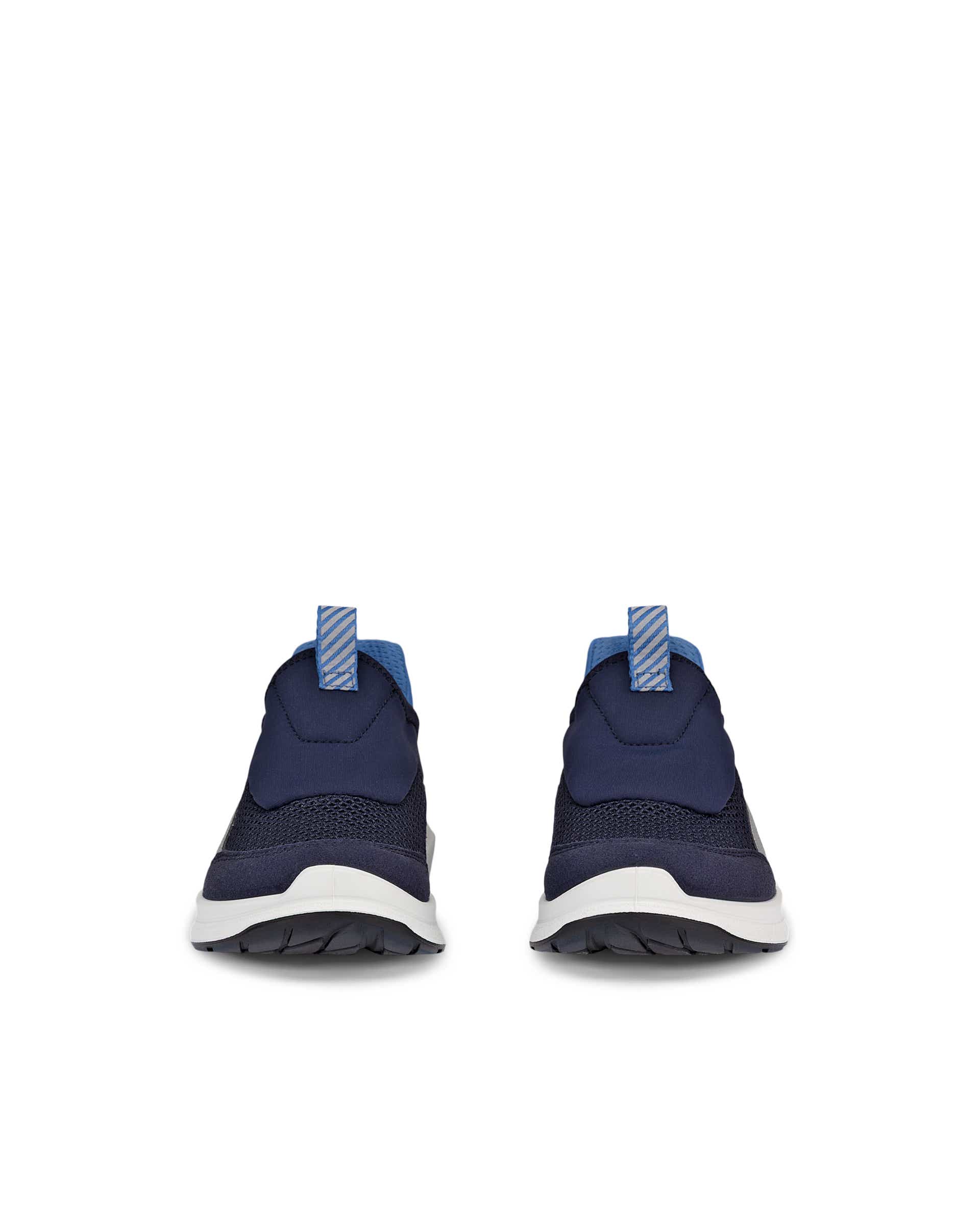ECCO® BIOM 2.2 Kinder Slip-On-Sneaker aus Textil - Blau - Front pair