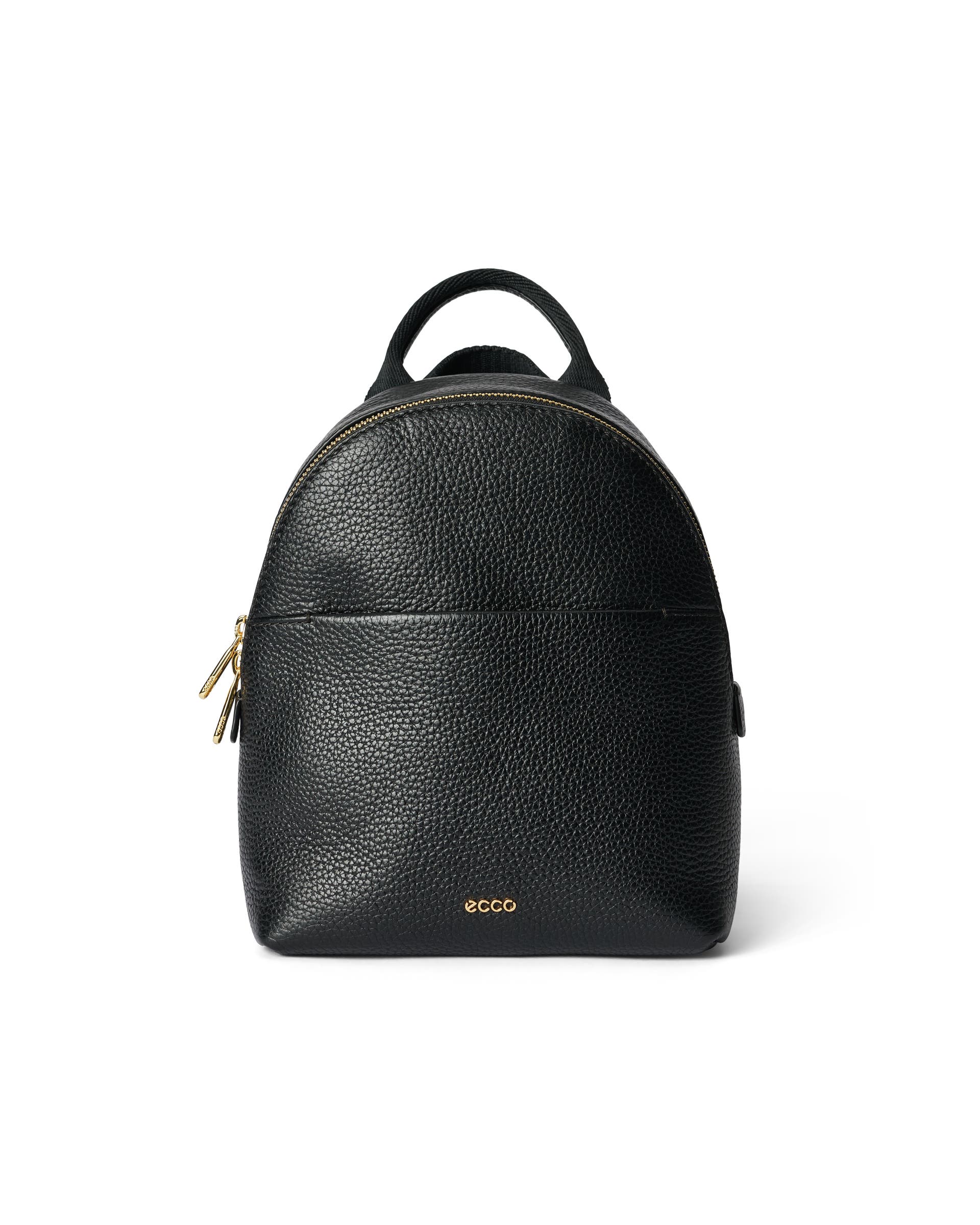 Hime　美品　エコー　ECCO ブラックレザーバックパック ECCO Round Pack Small Pebbled レザーバックパック | ブラック