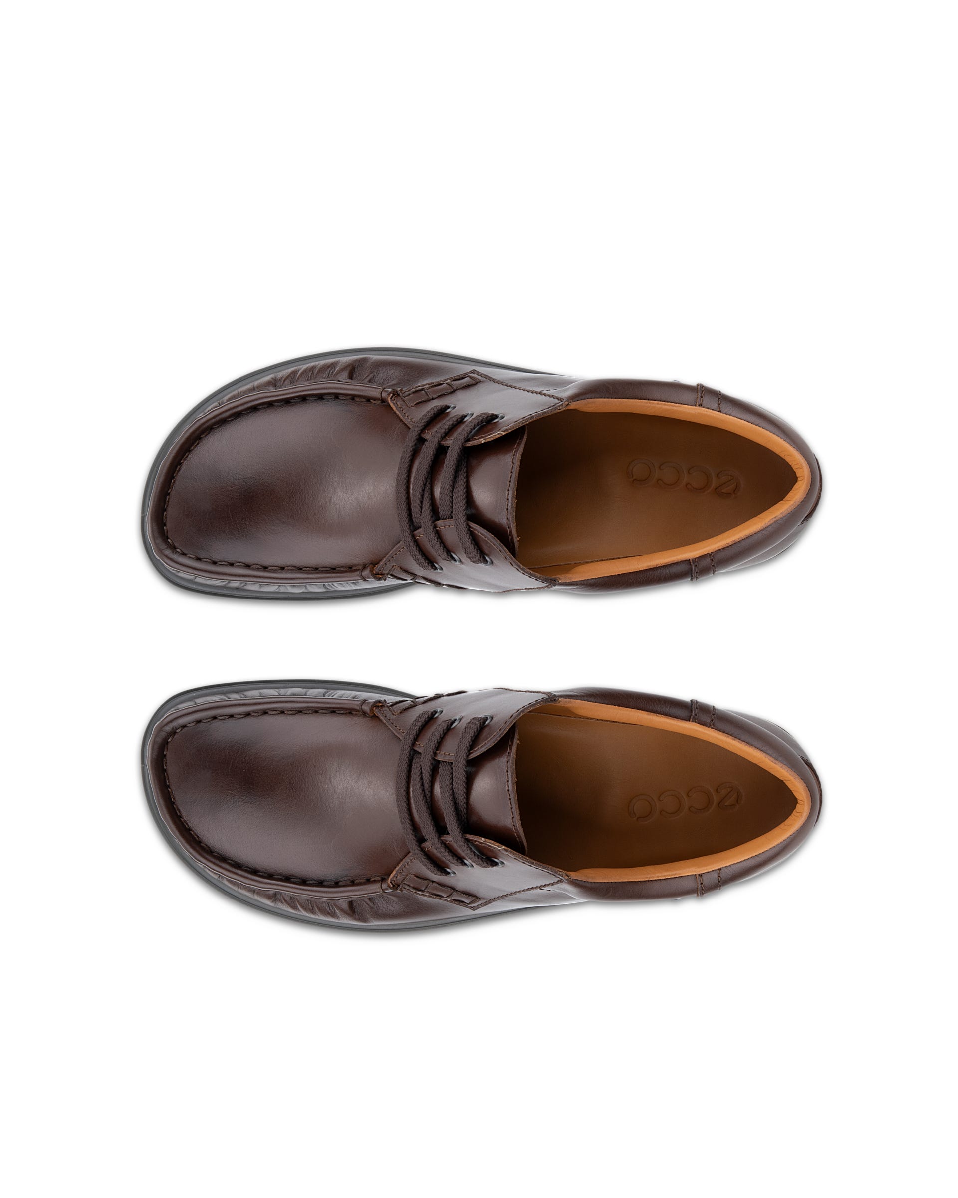 ECCO® JOKE odiniai batai su mokasinine siūle vyrams - Ruda - Top left pair