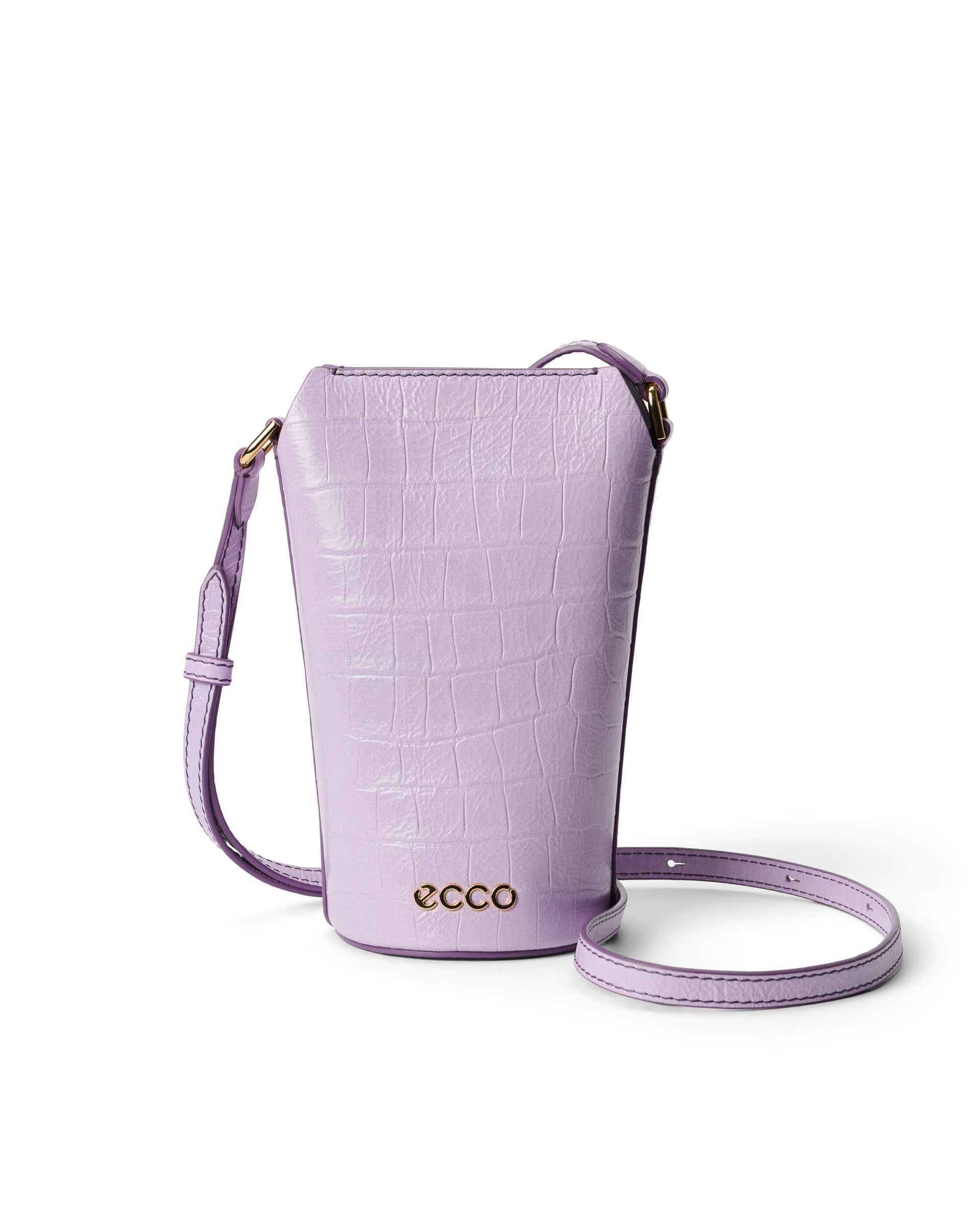 ECCO® Pot Leather Crossbody Bag - Purple - Main