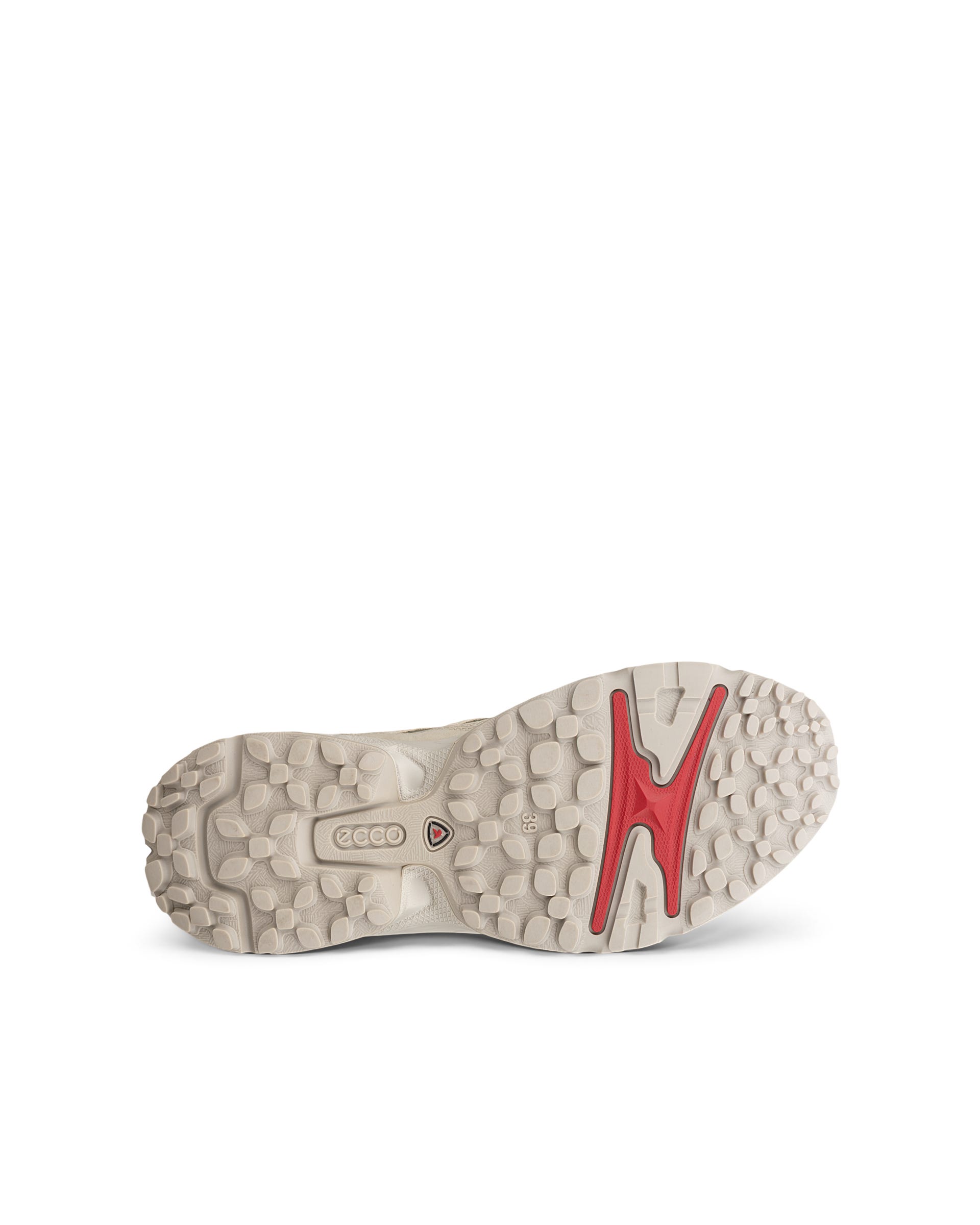 ECCO RECEPTOR XP WOMEN ウィメンズ レザーシューズ - ベージュ - Outside