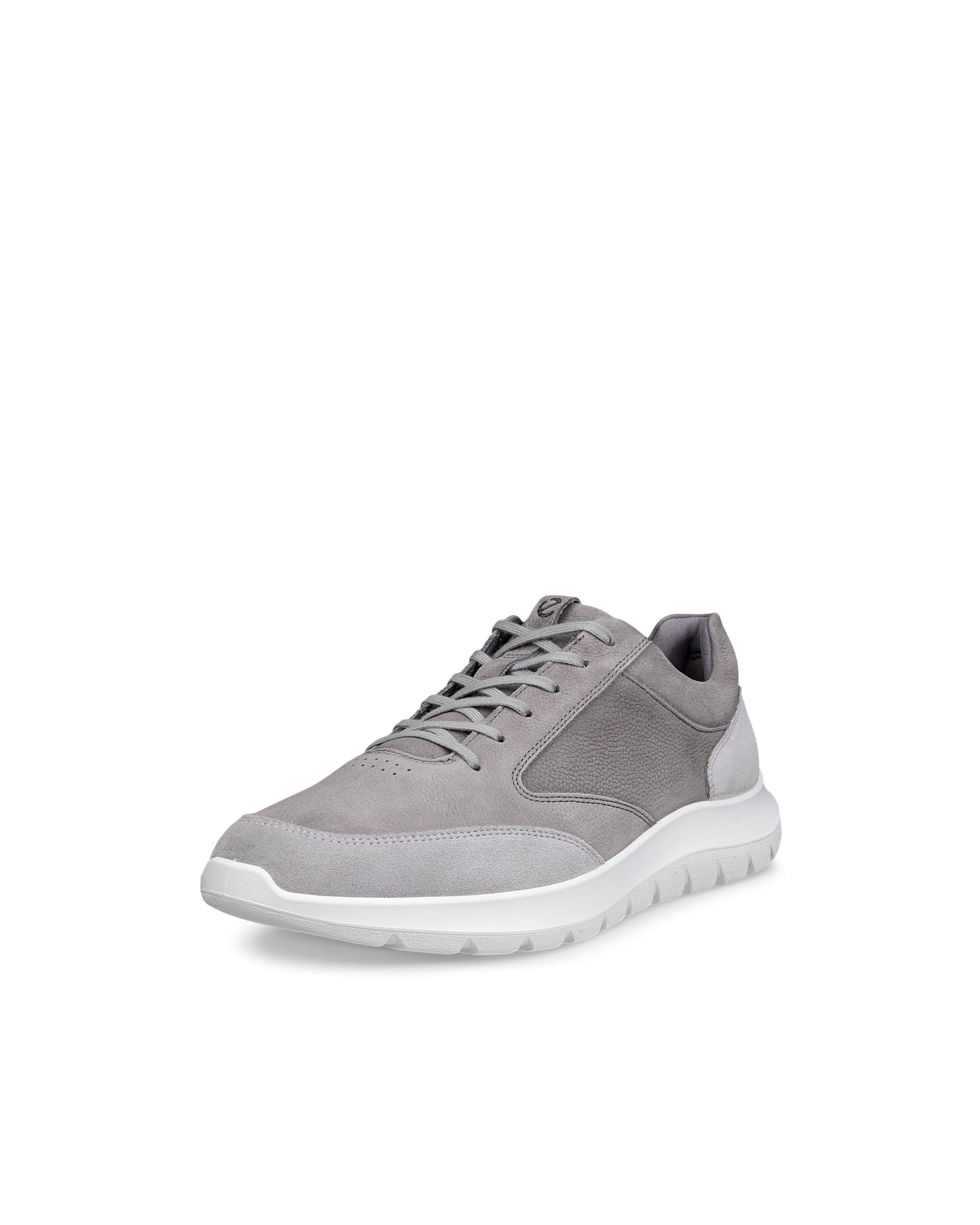 Men's ECCO® CITY STRIDE Nubuck Sneaker - Gray - Main