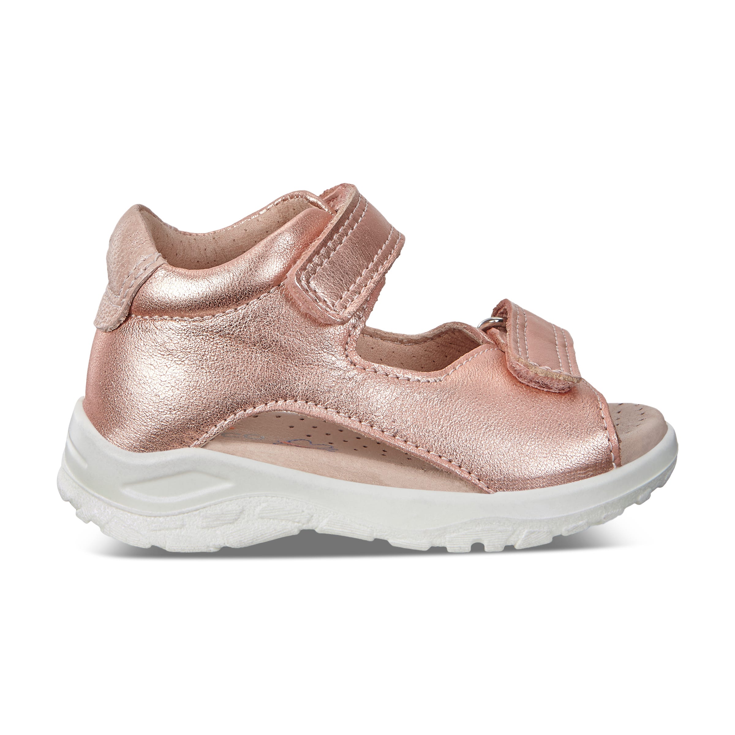 ECCO PEEKABOO Flat Sandal - Red - Outside