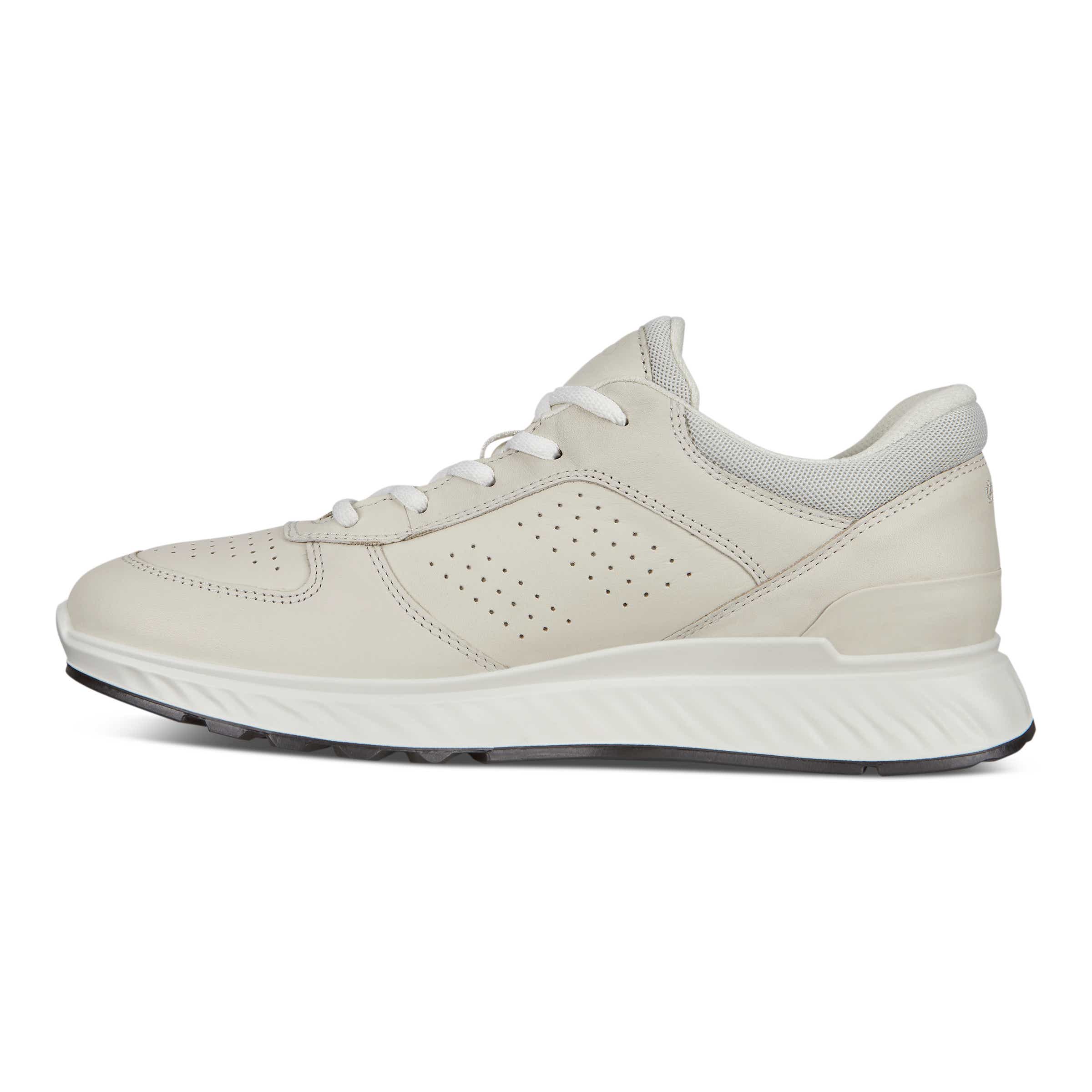 Men's ECCO® Exostride Leather Outdoor Sneaker - White - Inside