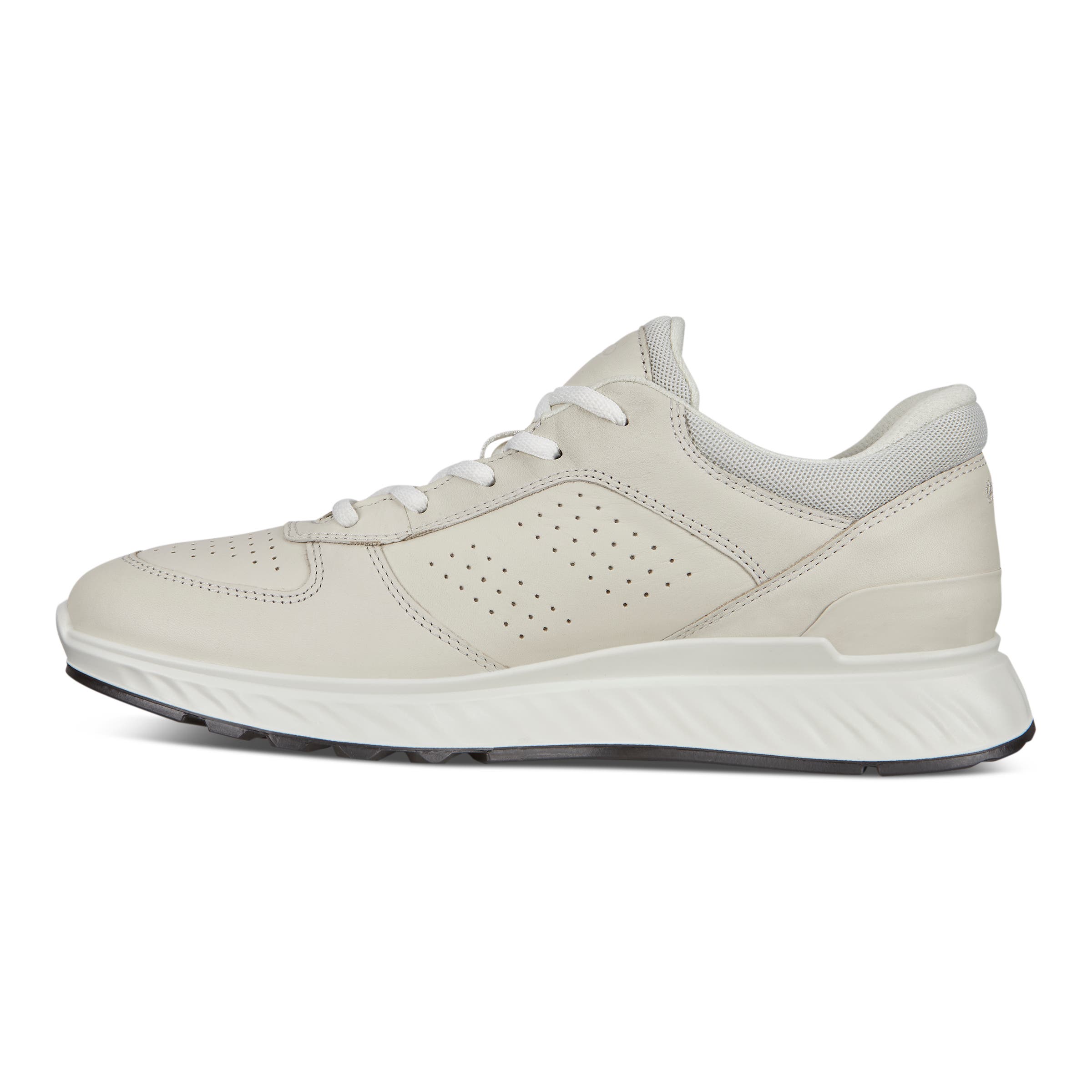 Men's ECCO® Exostride Leather Outdoor Sneaker - White - Inside