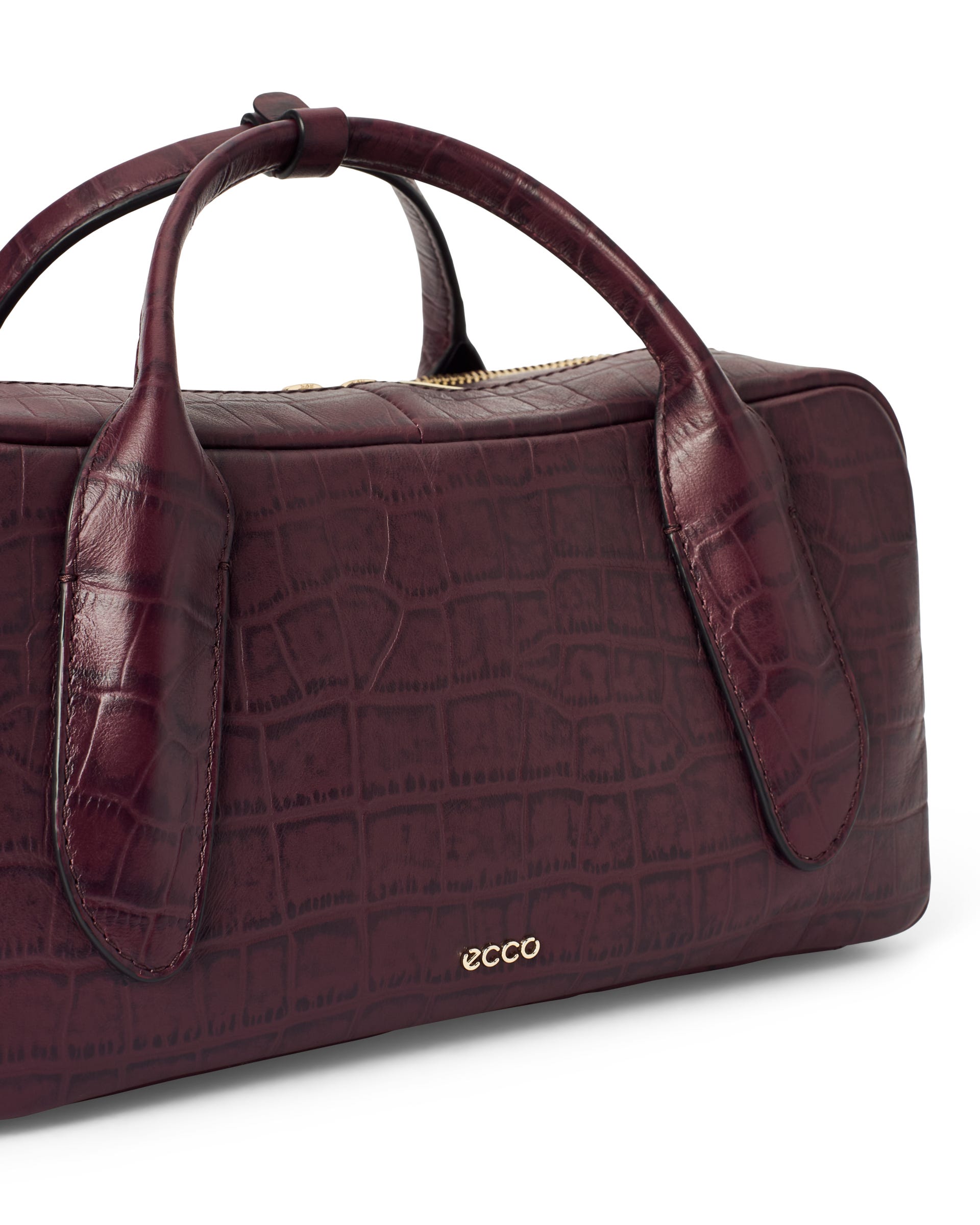 ECCO® BOWLING BAG Damen Bowlingtasche aus Leder - Lila - Main