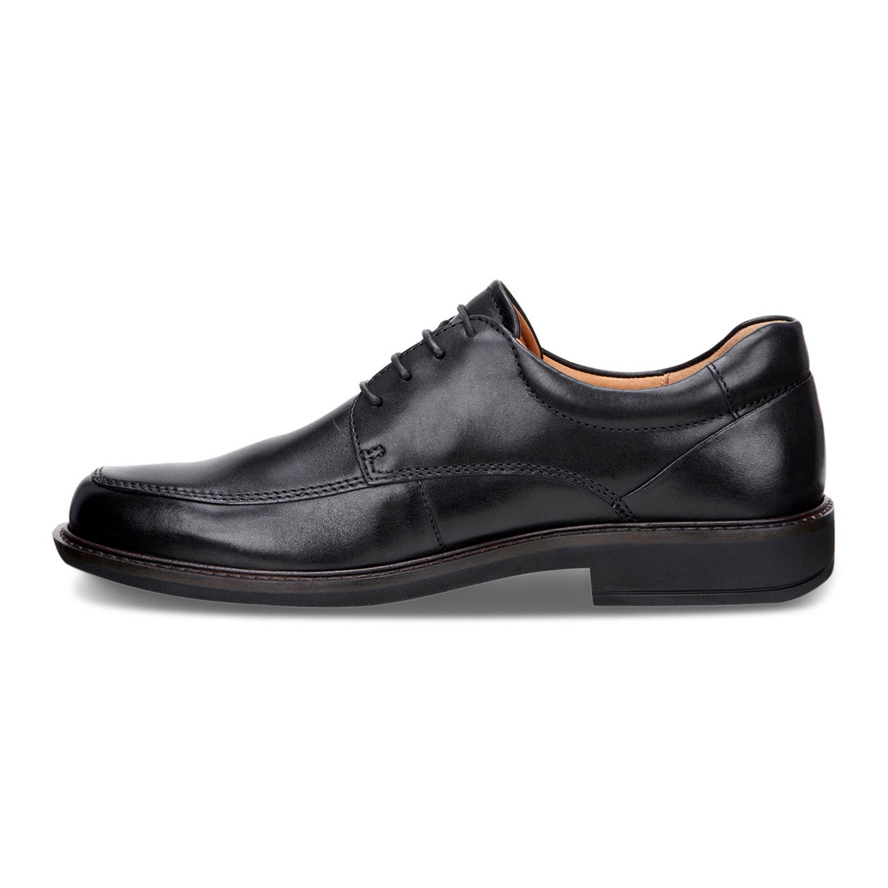 Men's ECCO® Holton Leather Apron Derby Shoe - Black - Inside