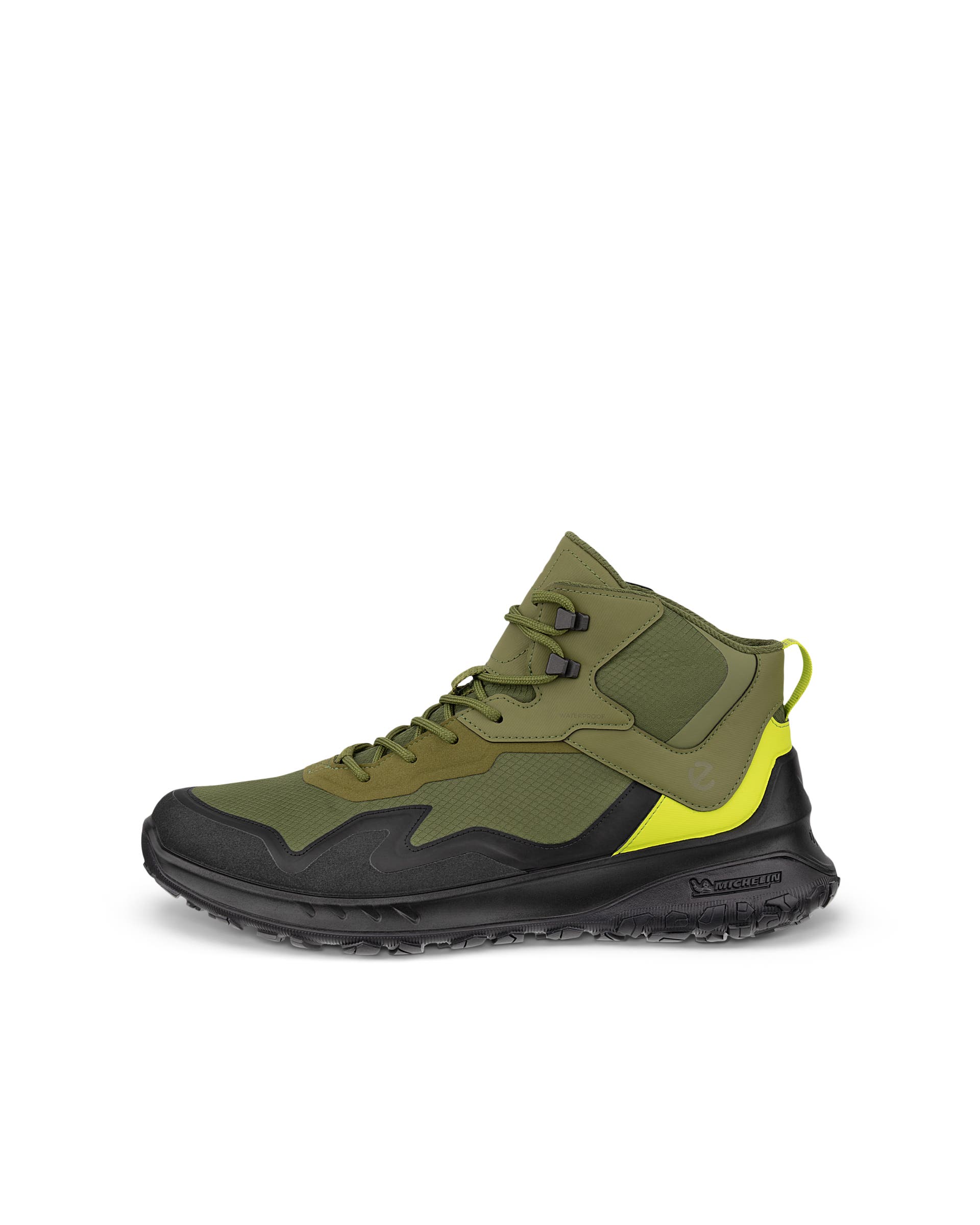 ECCO® ULT-TRN Herren Wasserdichte Wanderschuh aus Veloursleder - Grün - Outside