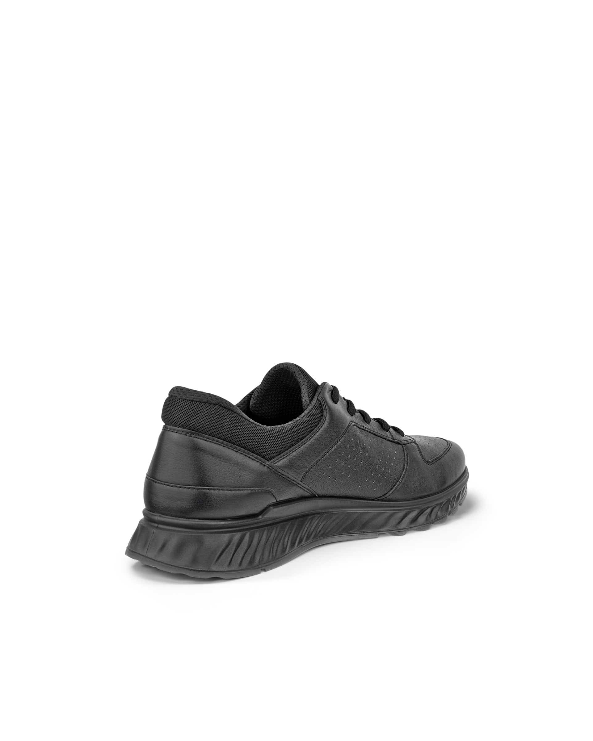 Pánské outdoorové kožené tenisky ECCO® Exostride - Černá - Back