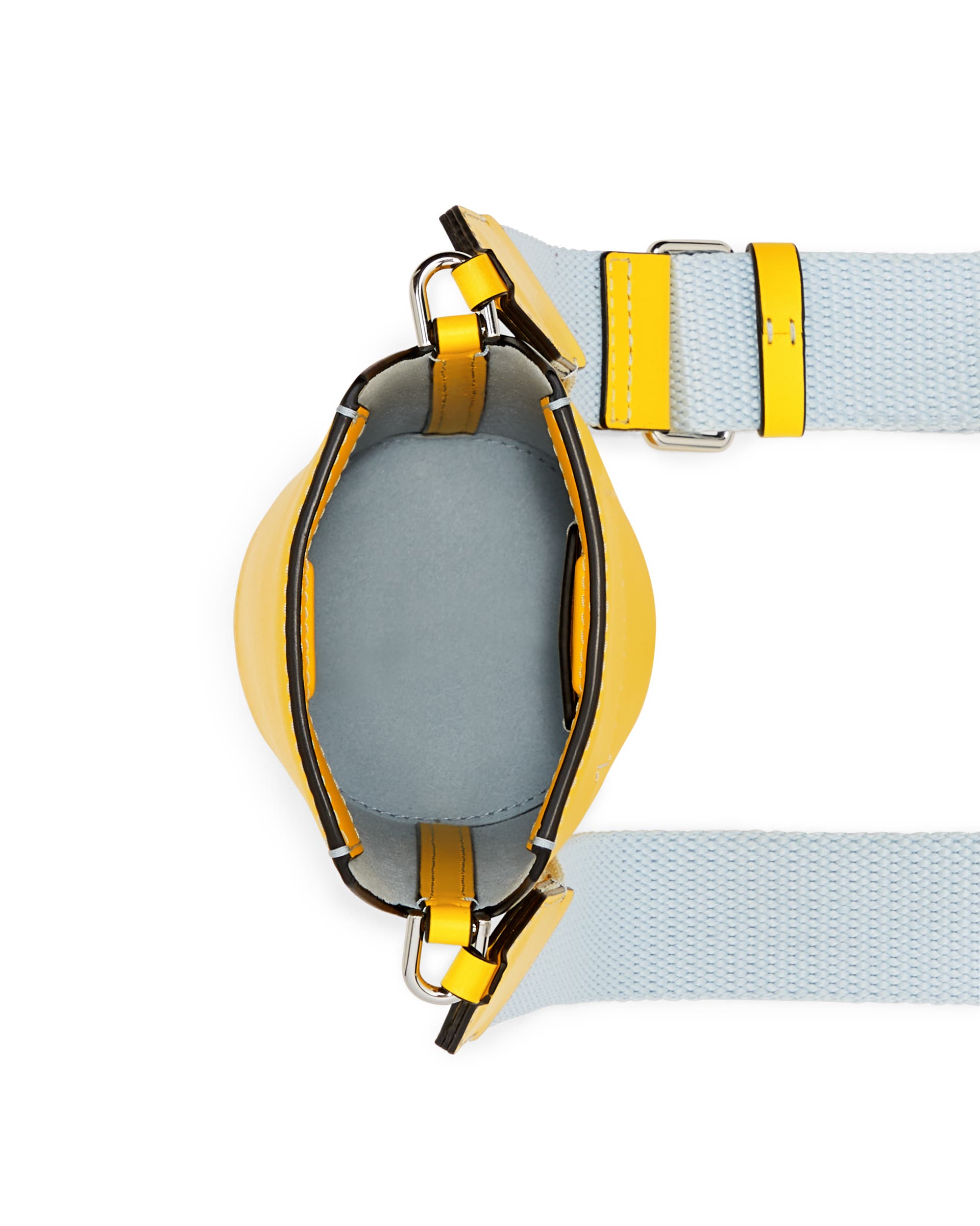 ECCO Pot Wave Plate レザークロスボディバッグ - イエロー - Birdeye