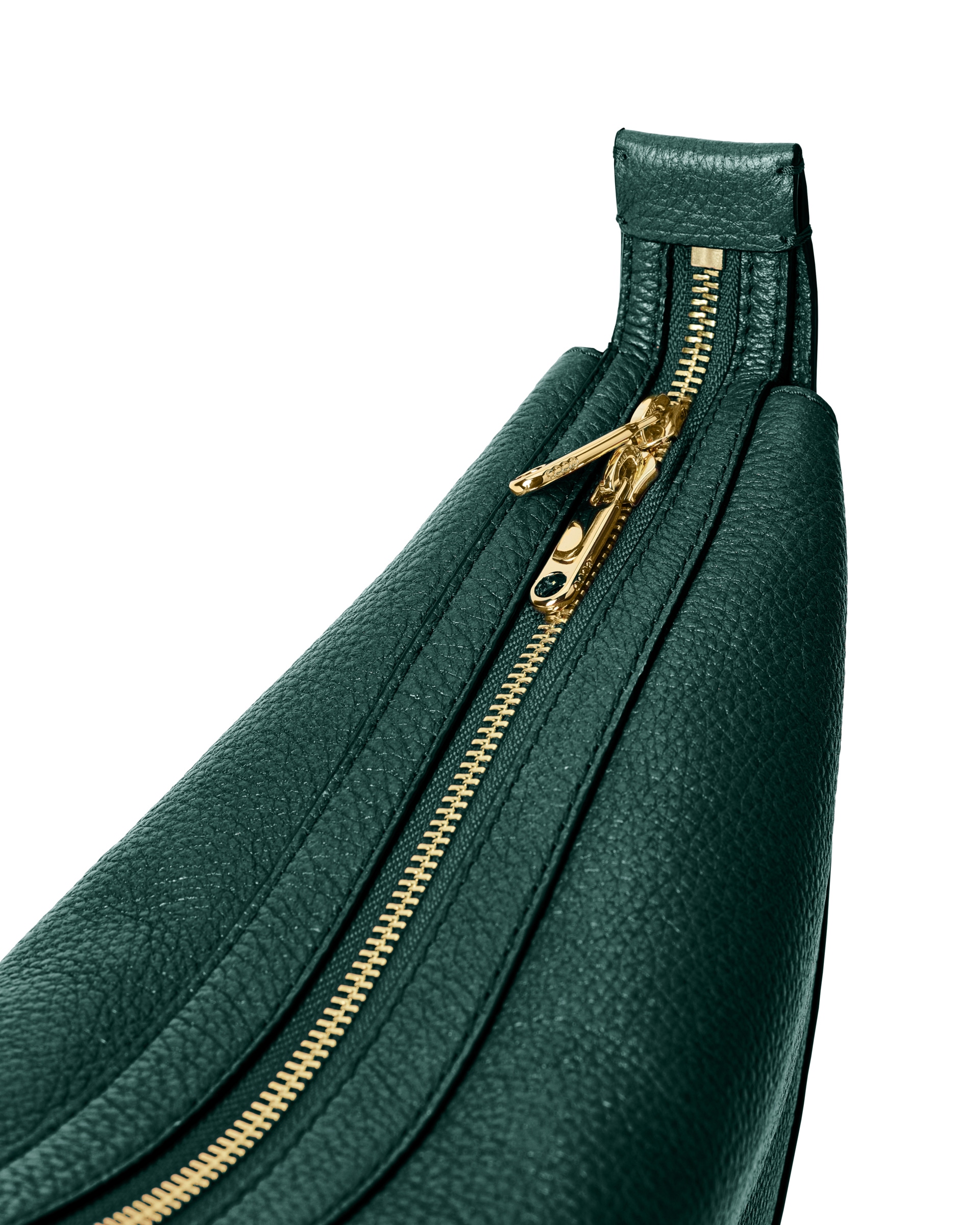 ECCO® Fortune Bag kožna torba hobo - Zelena - Detail-1