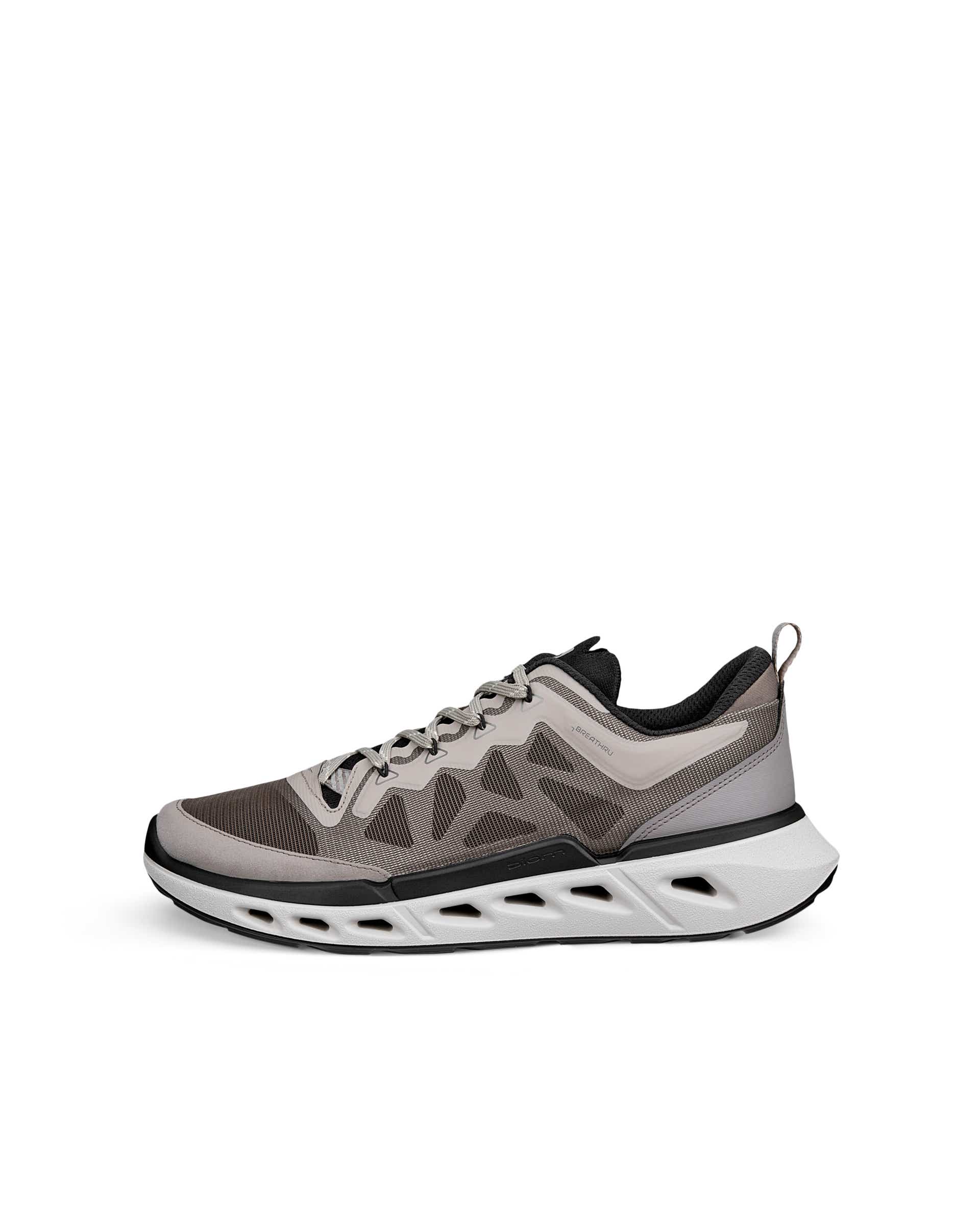 ECCO® BIOM 720 BREATHRU baskets en toile pour homme - Gris - Outside