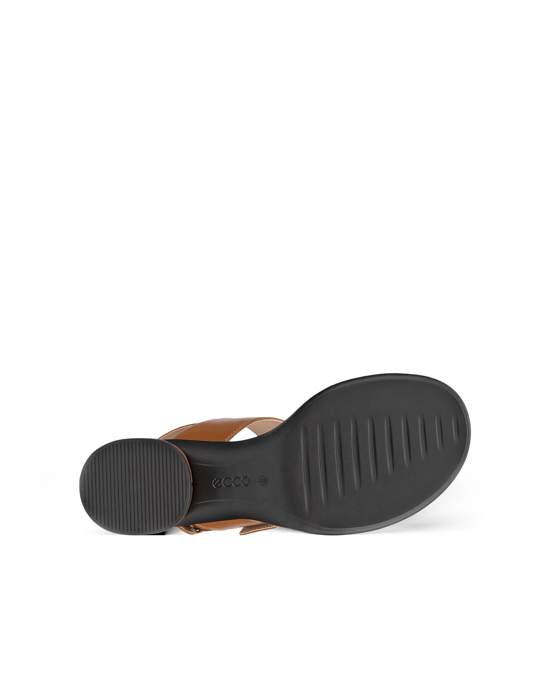 Women's ECCO® Sculpted LX 35 Leather Heeled Sandal - Brown - Sole