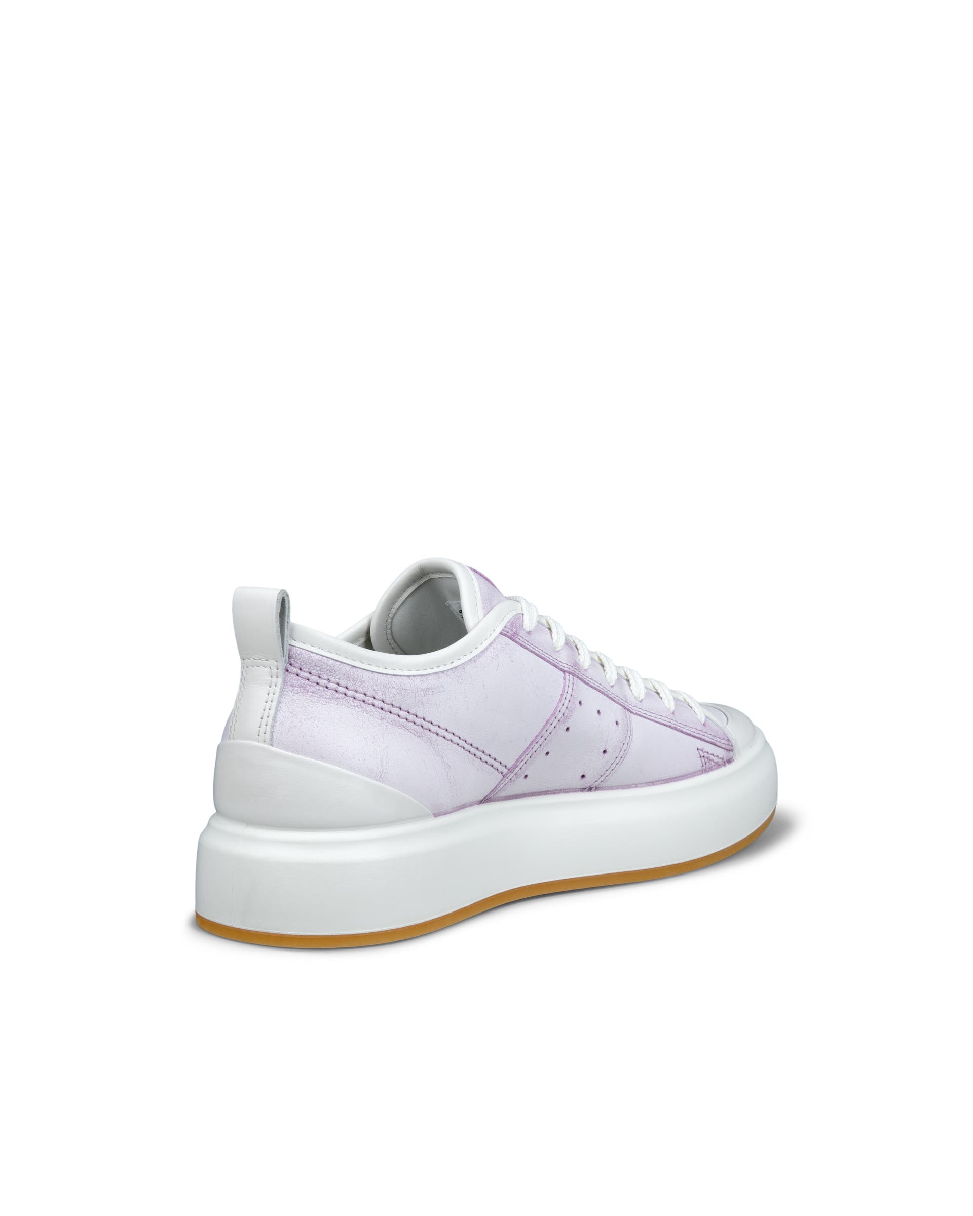 ECCO® Street Ace Damen Ledersneaker - Lila - Back