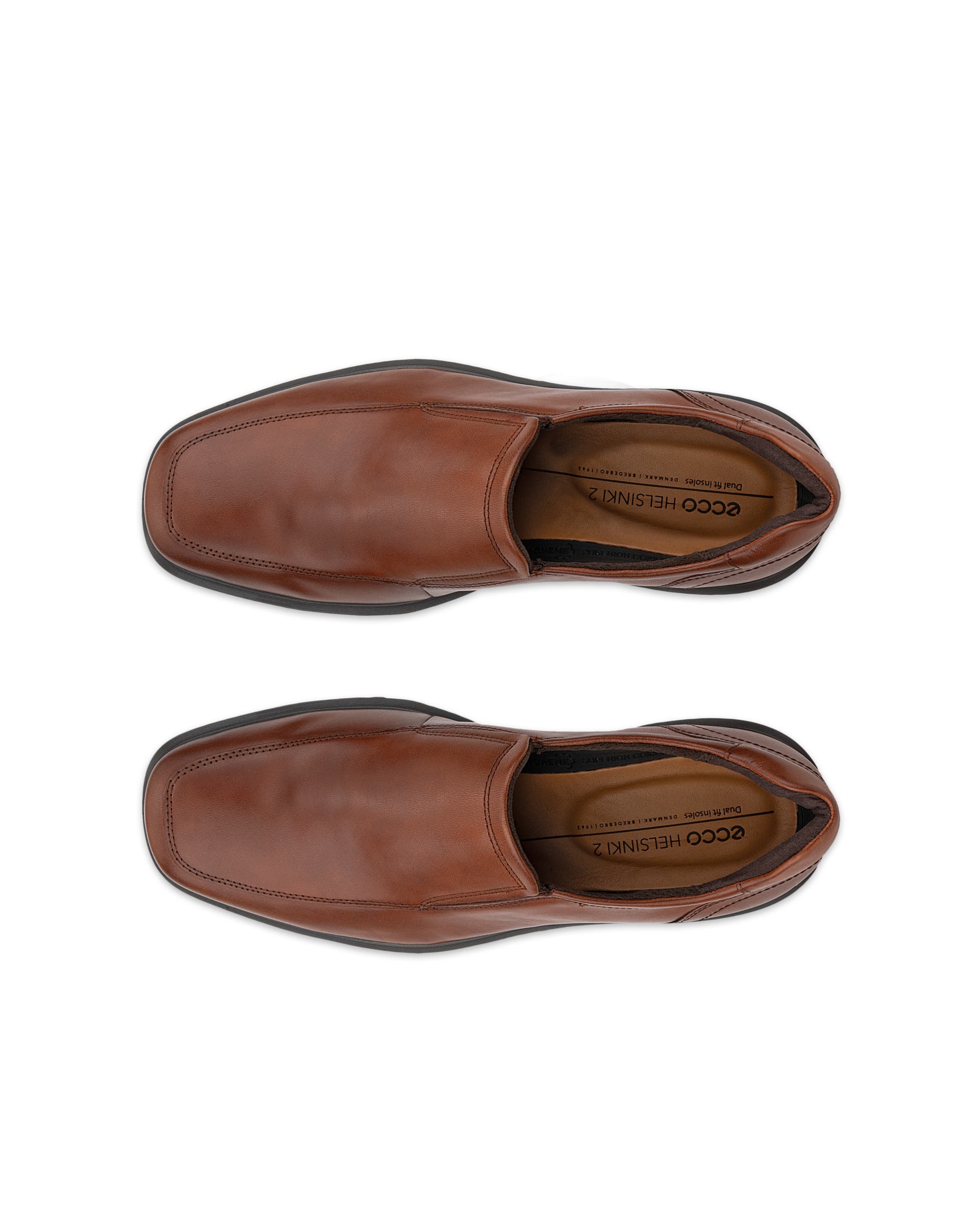 ECCO® Helsinki 2 Herren Lederslipper Business - Braun - Top left pair
