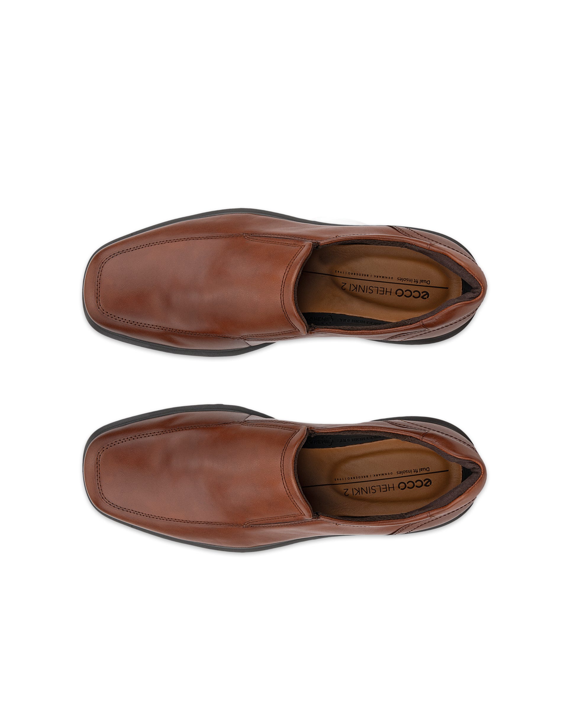 ECCO® Helsinki 2 Herren Lederslipper Business - Braun - Top left pair