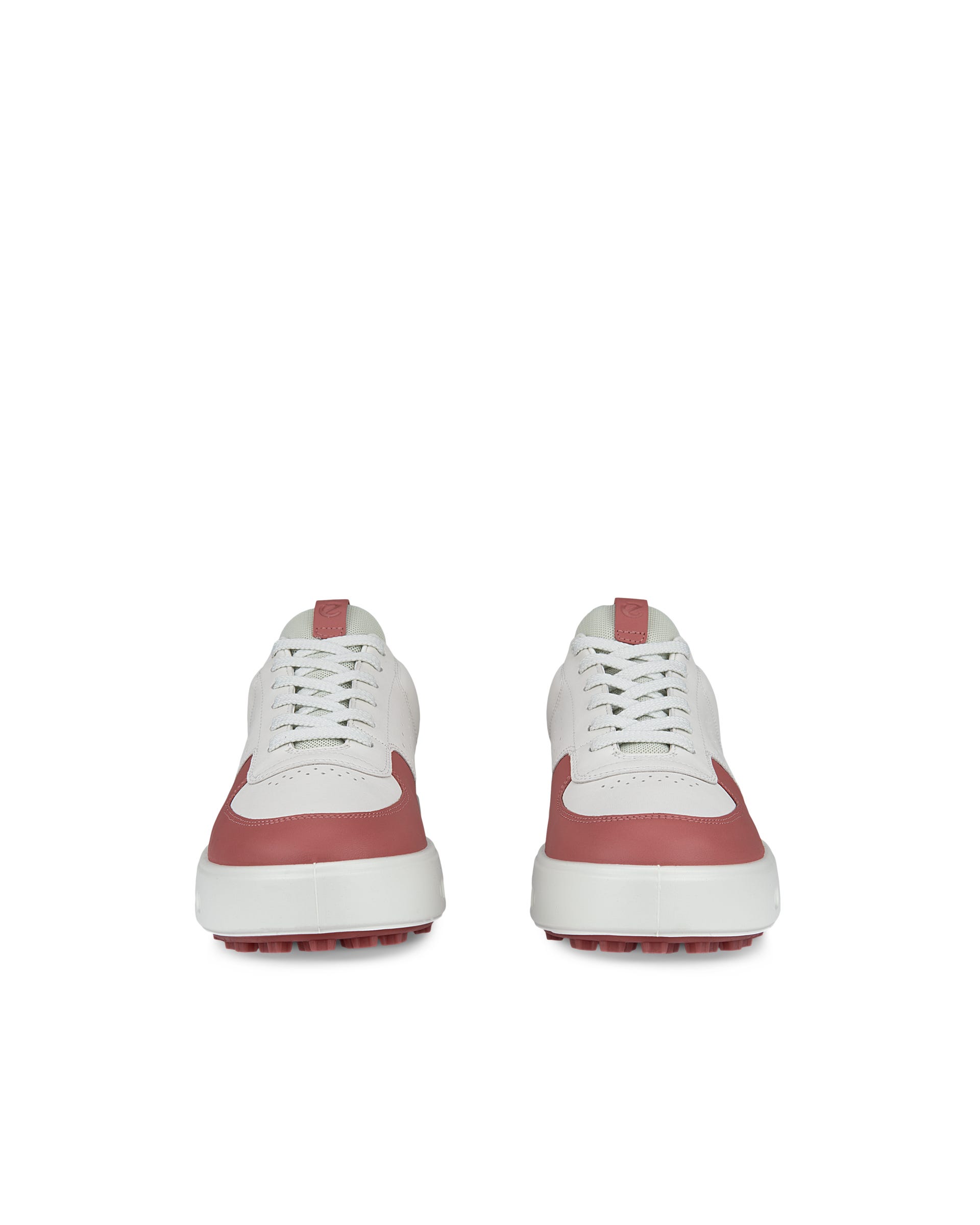 ECCO Golf Street 720 ウィメンズ レザーGore-Texゴルフシューズ - ホワイト - Front pair