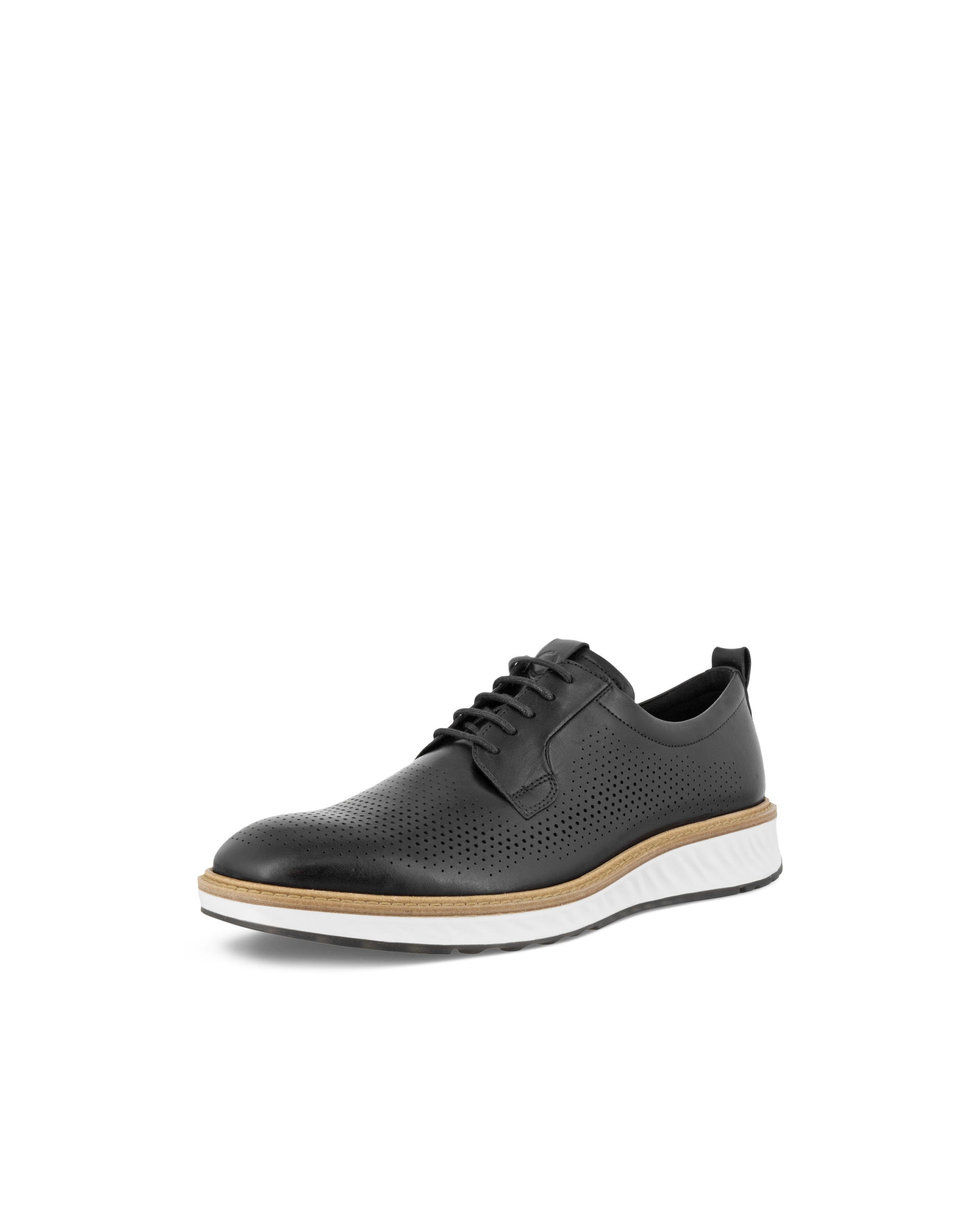 ecco St.1 Hybrid 革靴 レザー GTX 黒 Men's ECCO® St.1 Hybrid Leather Loafer | Black