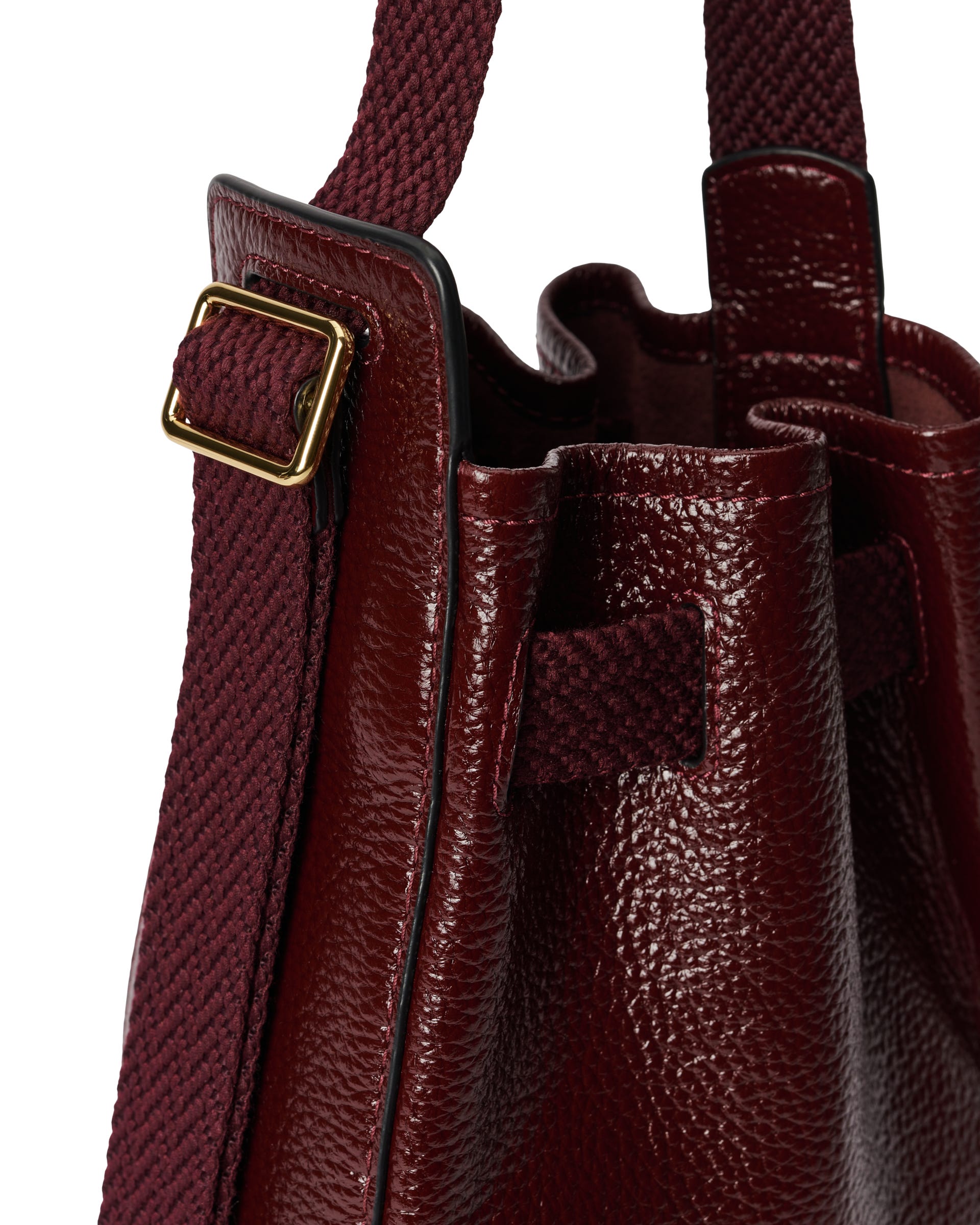 ECCO Sail Small レザーホーボーバッグ - レッド - Detail-1