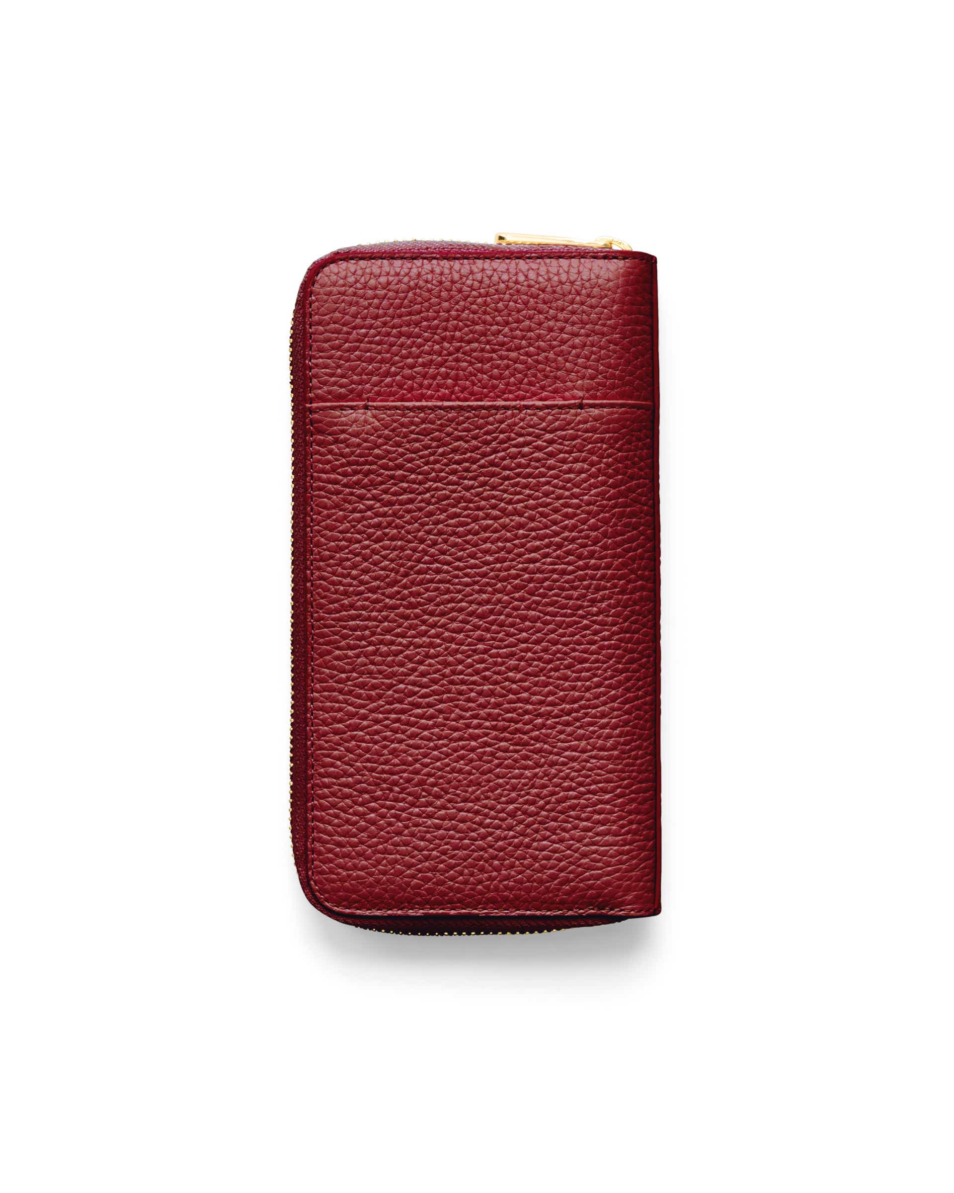 ECCO Wallet Zipped レザーウォレット - レッド - Back