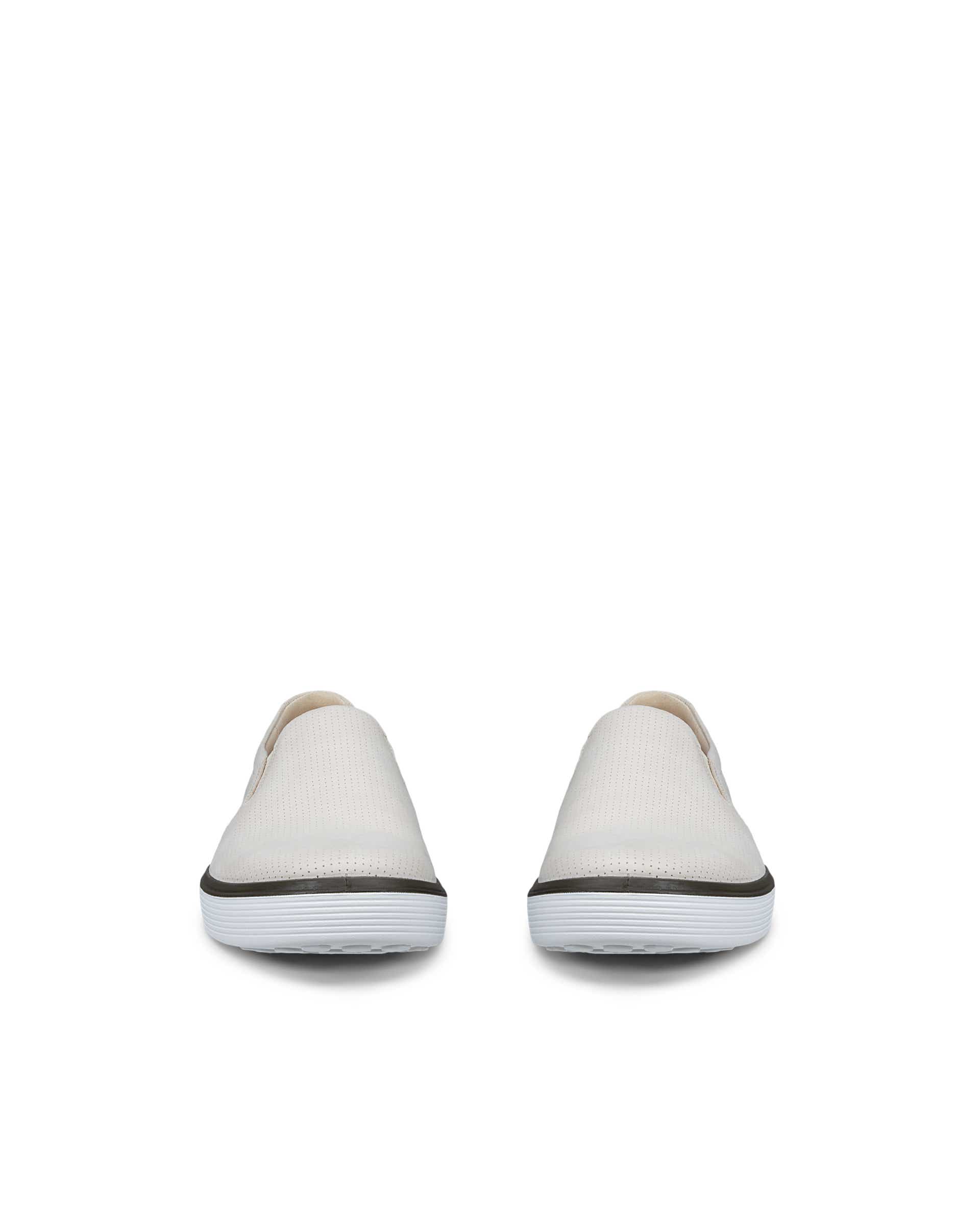 ECCO SOFT 60 M PERF SLIP ON - Beige - Front pair