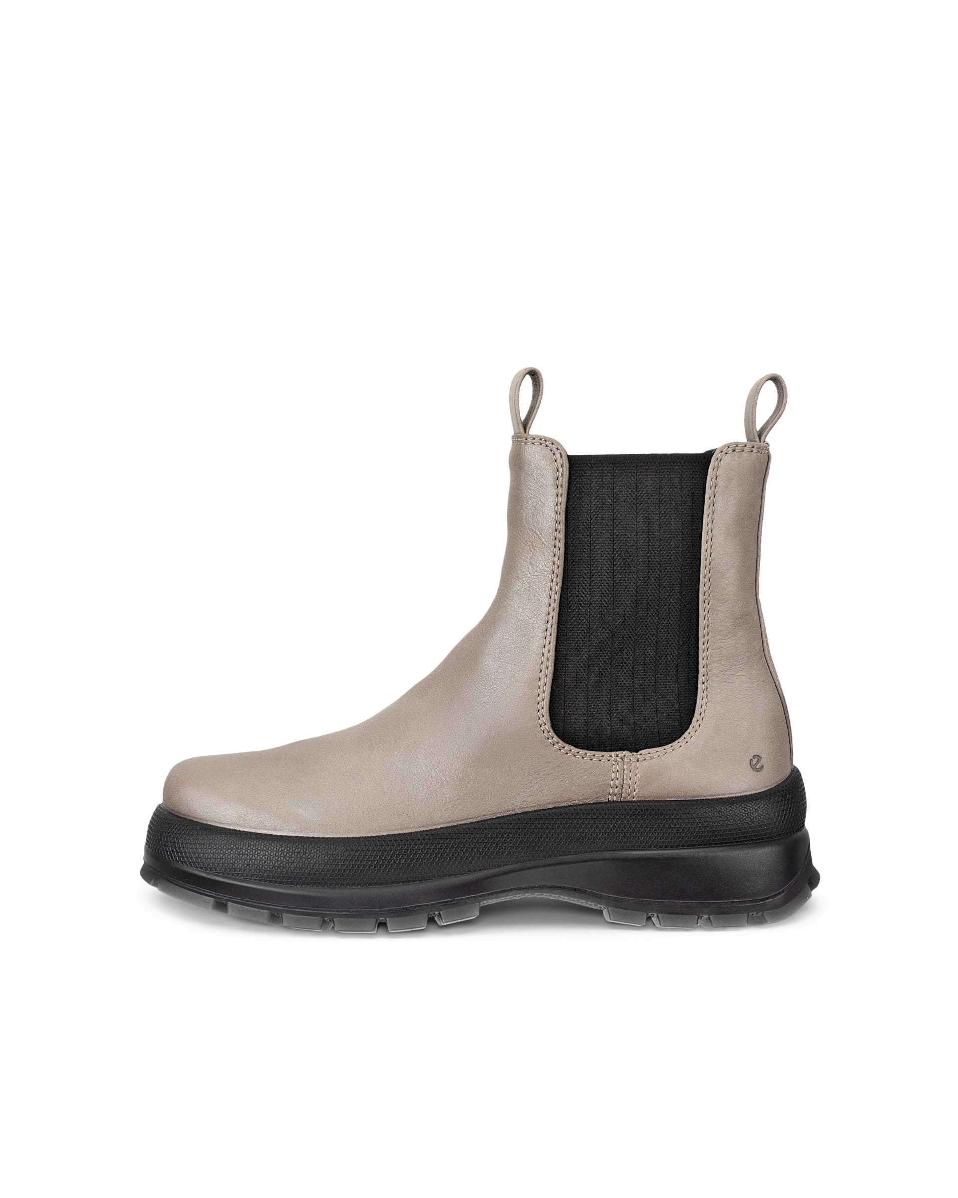 Women's ECCO® Track 30 Leather Chelsea Boot - Grey - Outside