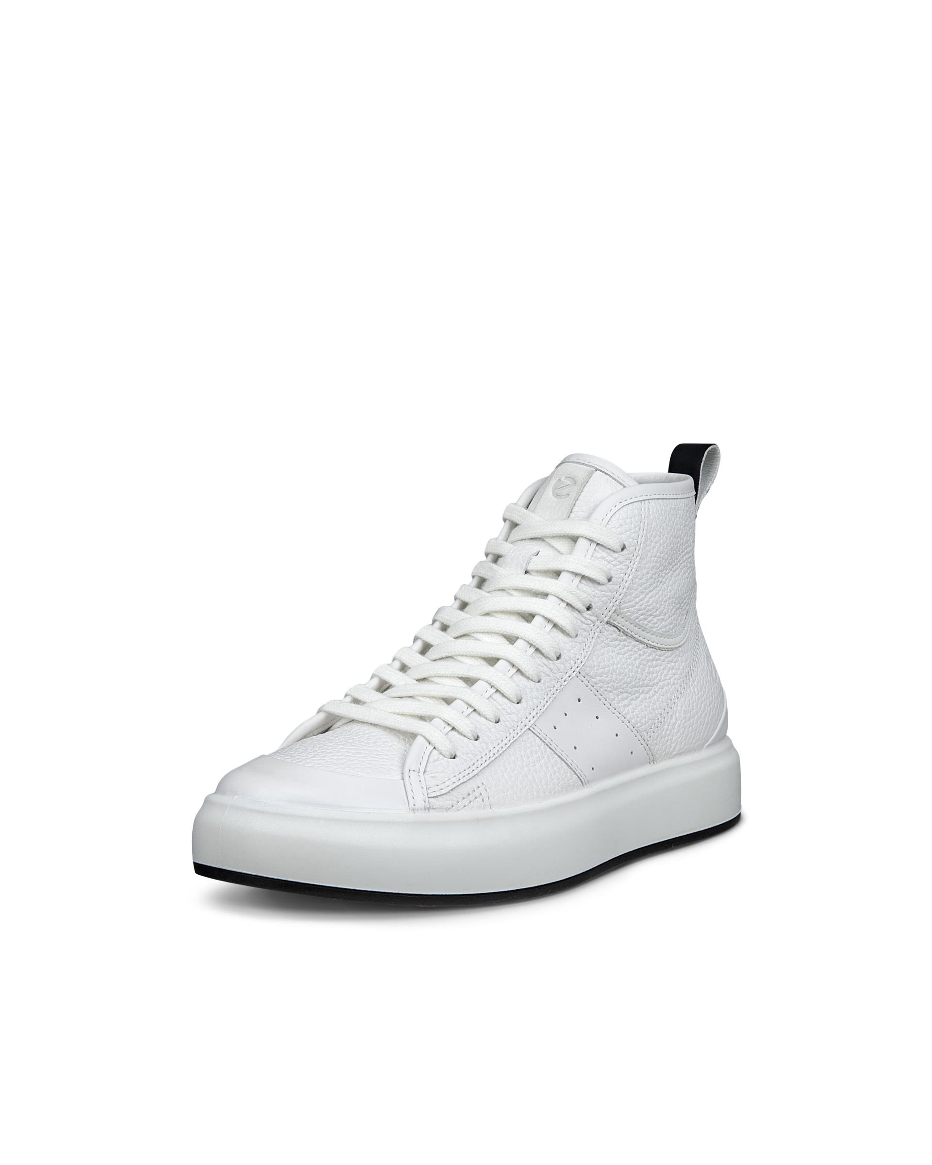 ECCO Street Ace ウィメンズ レザーハイカットスニーカー - ホワイト - Main